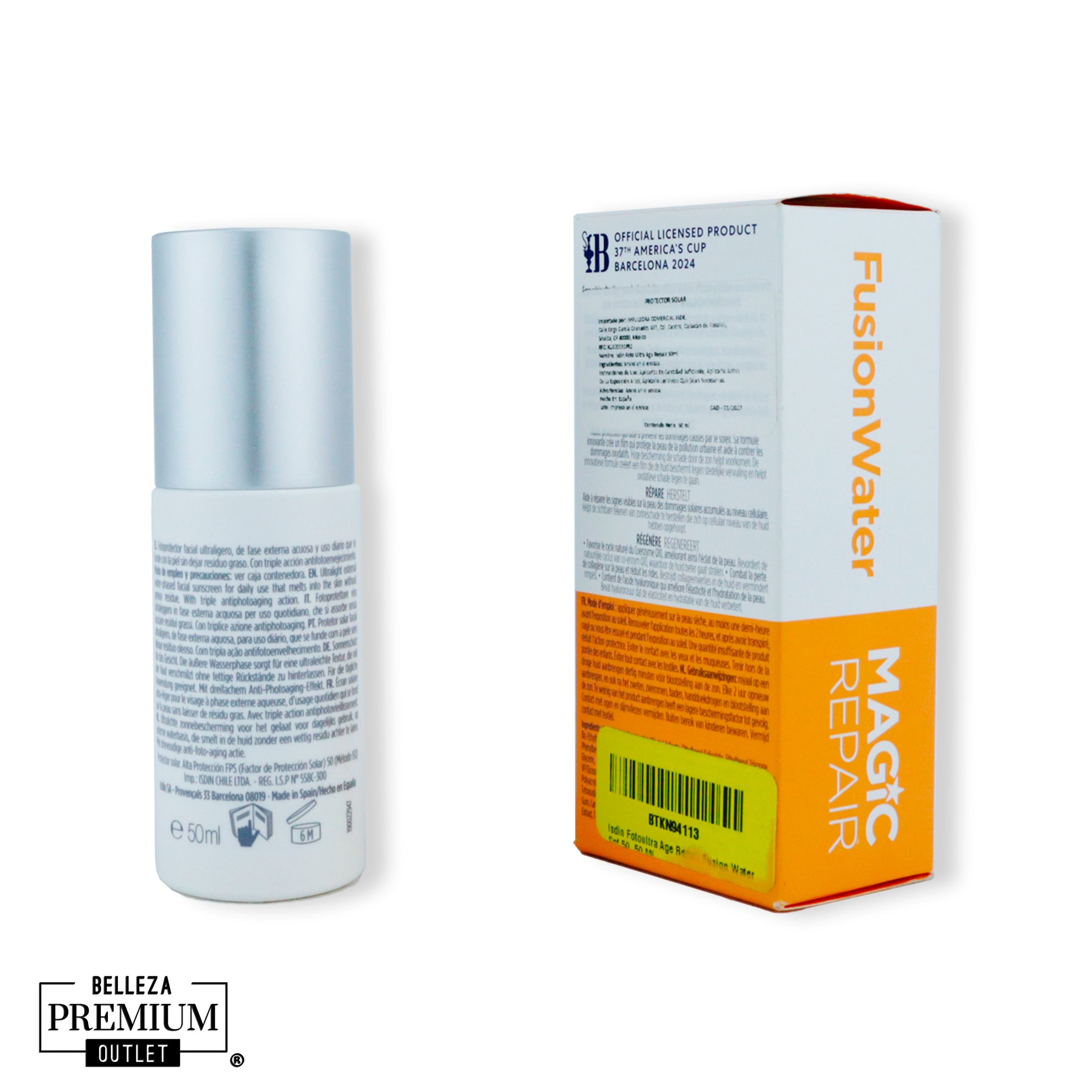 ISDIN Foto Ultra Age Repair SPF 50 50ml – Fotoprotección Antiedad con Triple Acción para Prevenir y Corregir el Fotoenvejecimiento
