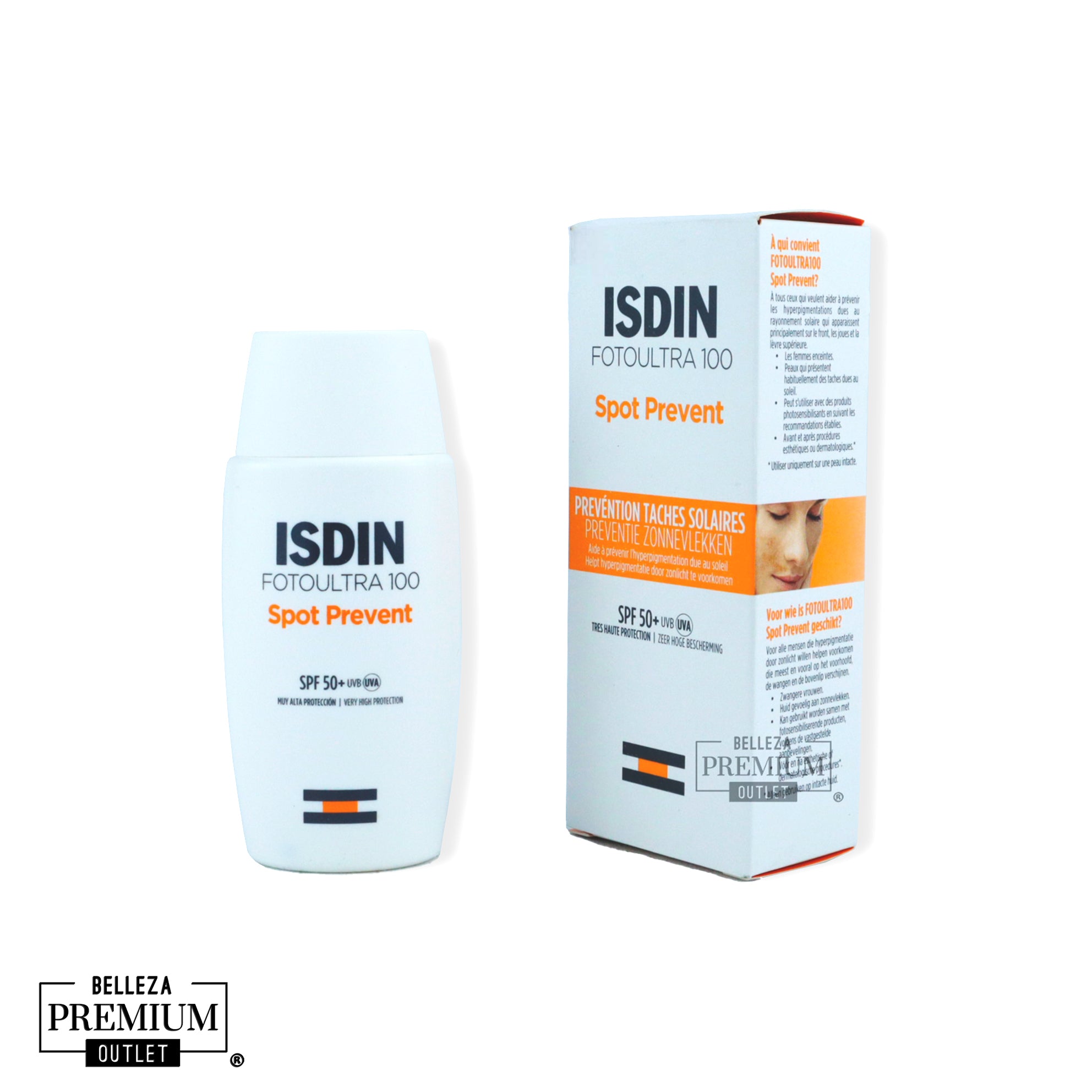 ISDIN Foto Ultra Spot Prevent SPF 50+ 50ml – Fotoprotección Avanzada para Prevenir Manchas Oscuras en el Rostro