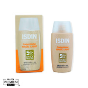 ISDIN Fotoprotector Fusion Water Color Light SPF 50+ 50ml – Protección Solar con Color para un Tono Uniforme y Natural