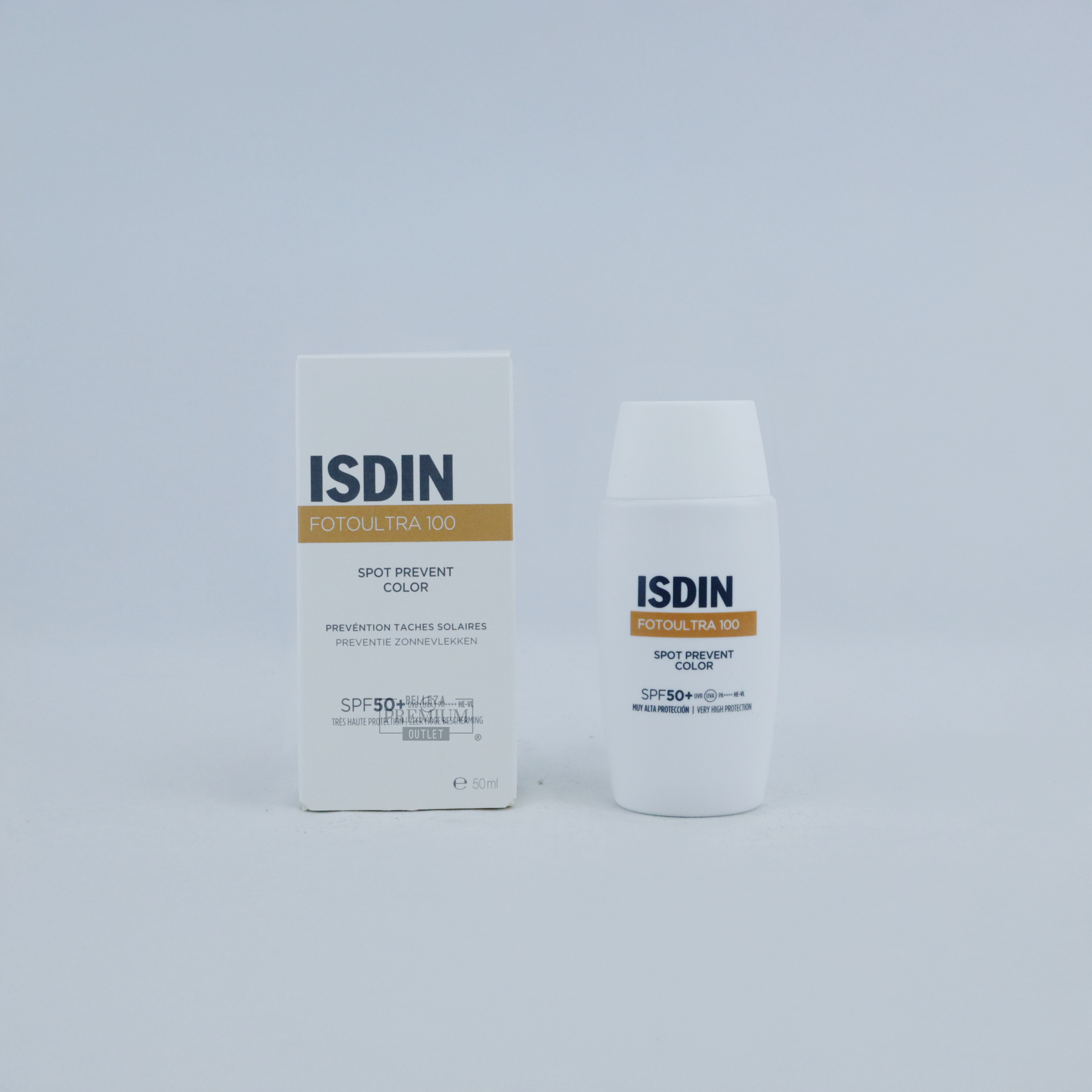 ISDIN FotoUltra Spot Prevent Color SPF 50+ 50ml – Fotoprotección con Color para Prevenir Manchas y Unificar el Tono