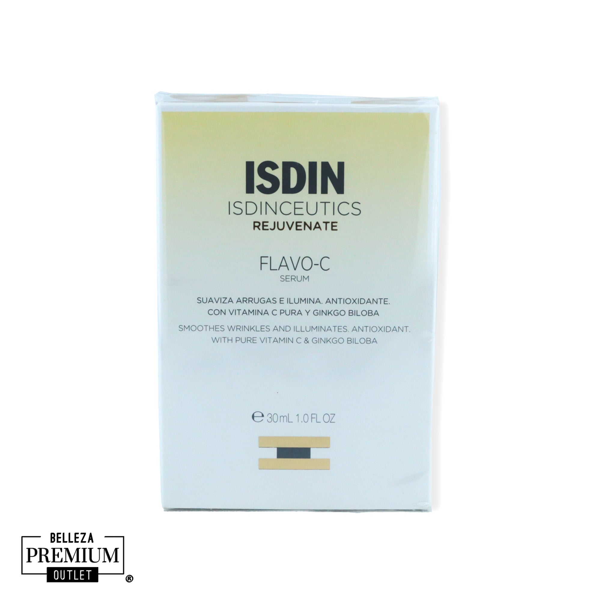 ISDIN Isdinceutics Flavo-C Serum 30ml – Vitamina C Pura para Luminosidad, Firmeza y Acción Antioxidante Avanzada