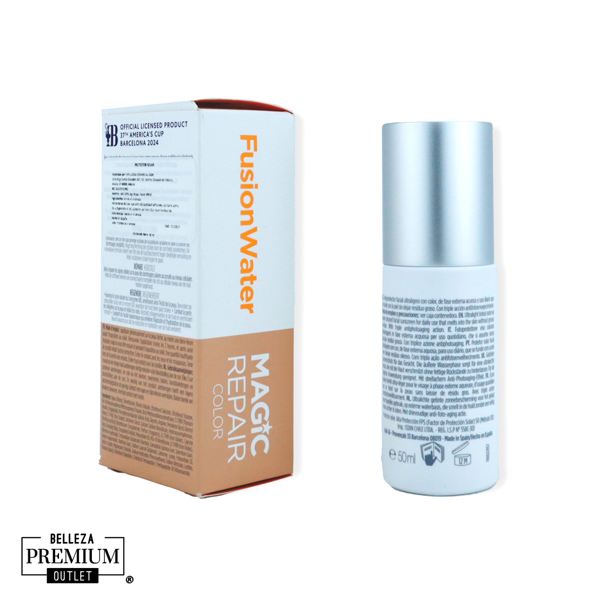 ISDIN FotoUltra Age Repair Color SPF 50 – Fotoprotección Antiedad con Color para unificar y proteger tu piel