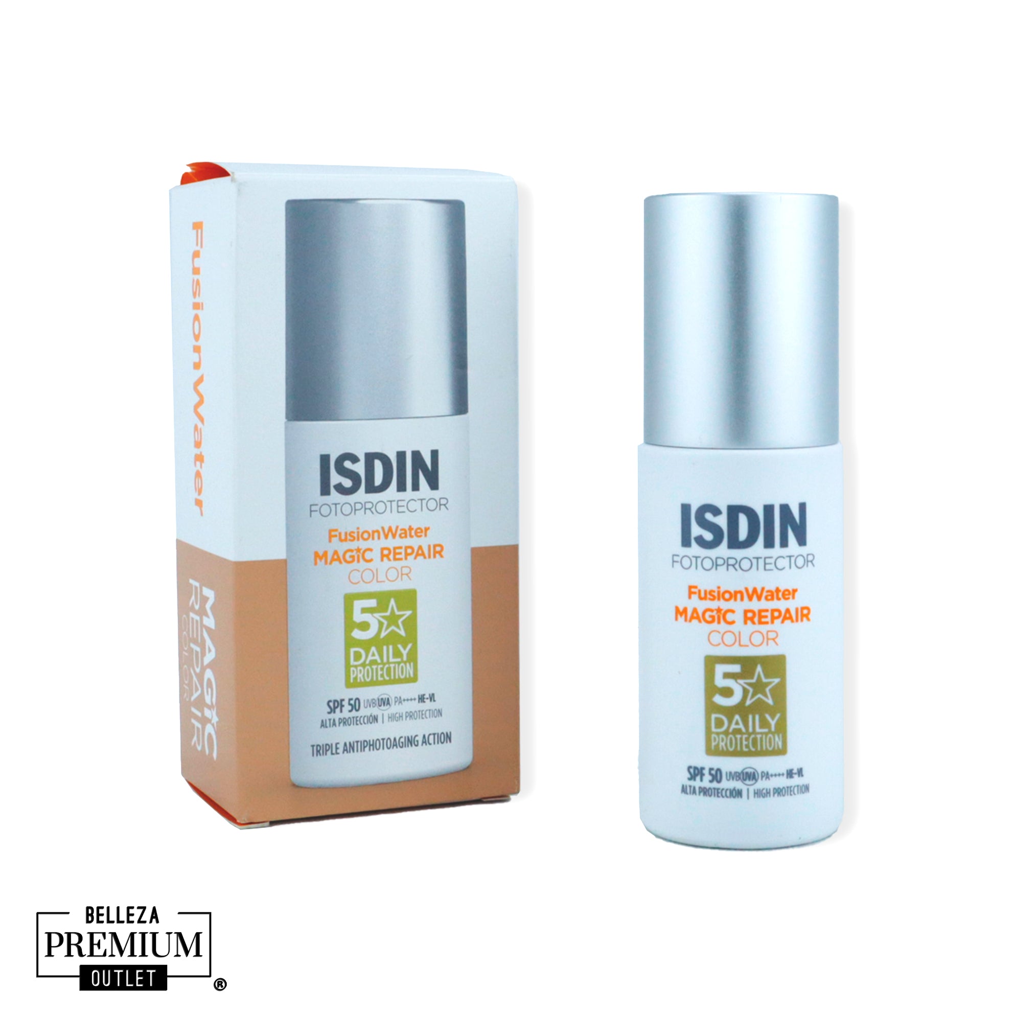 ISDIN FotoUltra Age Repair Color SPF 50 – Fotoprotección Antiedad con Color para unificar y proteger tu piel