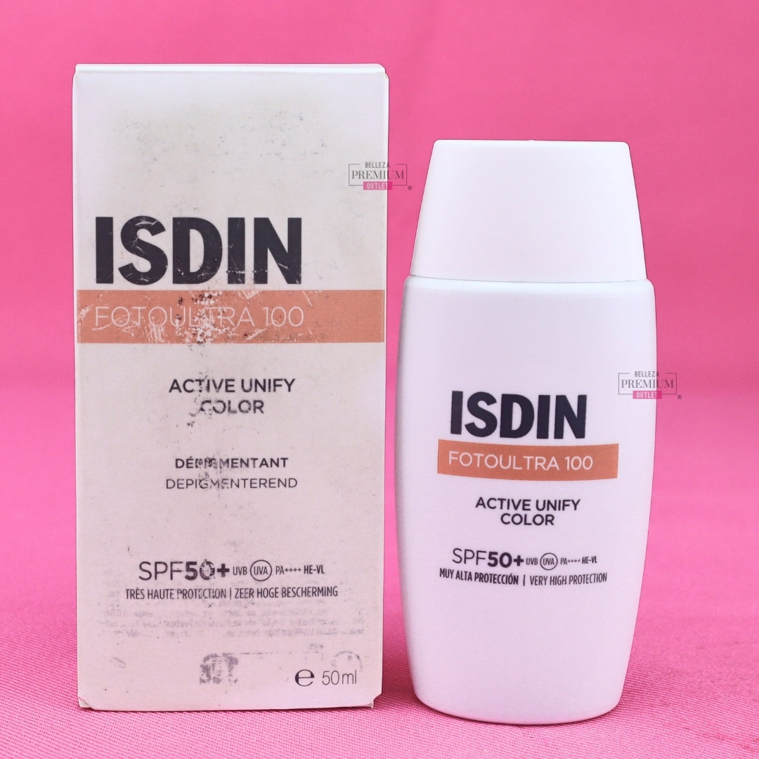 Isdin Foto Ultra Active Unify Color 50ml SE DERRAMA/CAJA DAÑADA