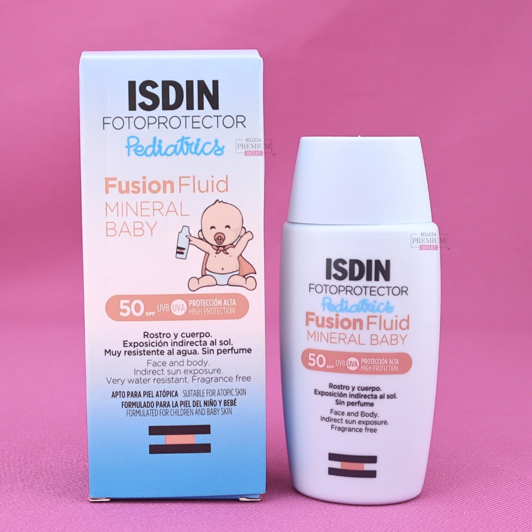 Isdin Fotoprotector Fusion Fluid Mineral Baby spf50 50ml CAJA DAÑADA