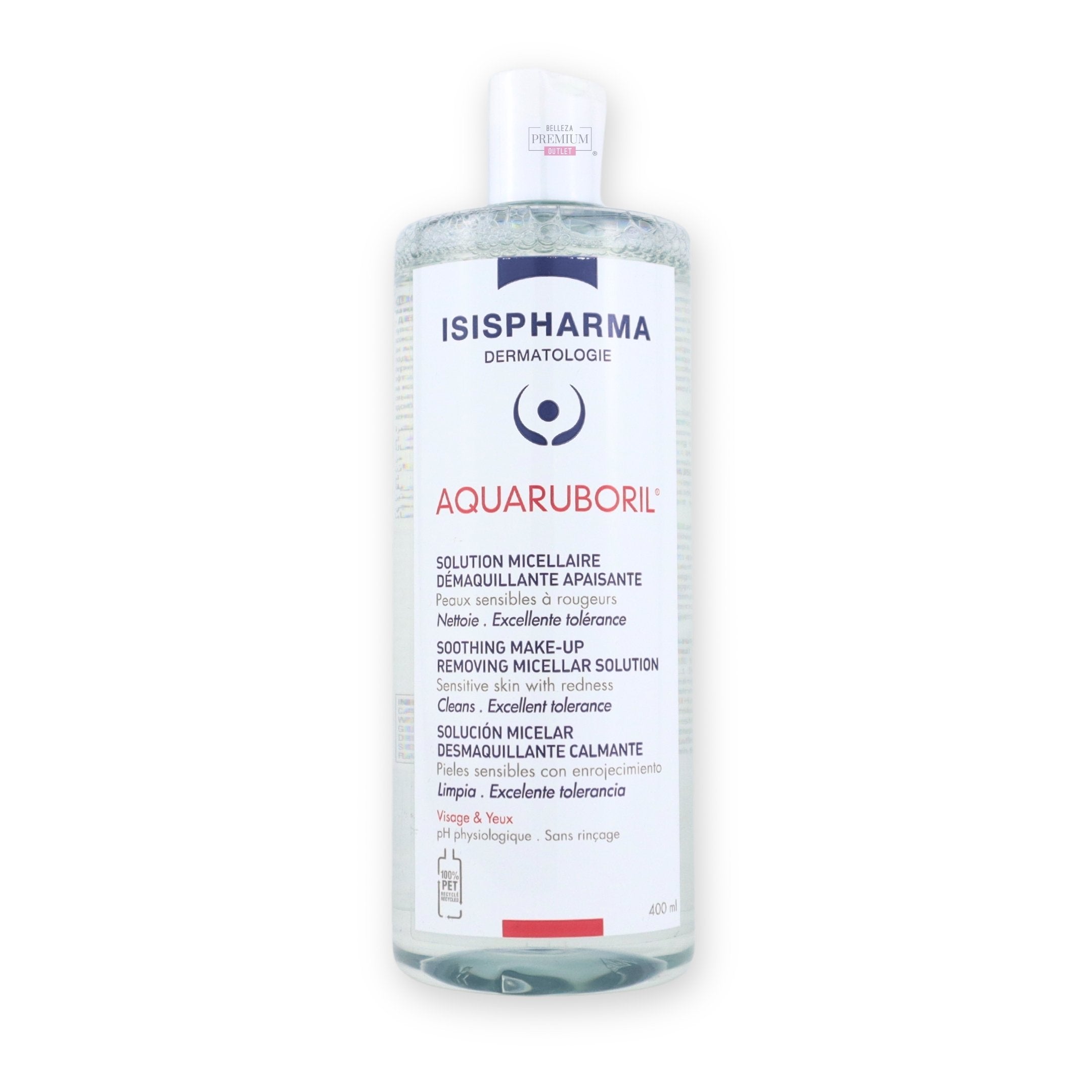 Isispharma AQUARUBORIL micellar solution and make-up remover 400ml