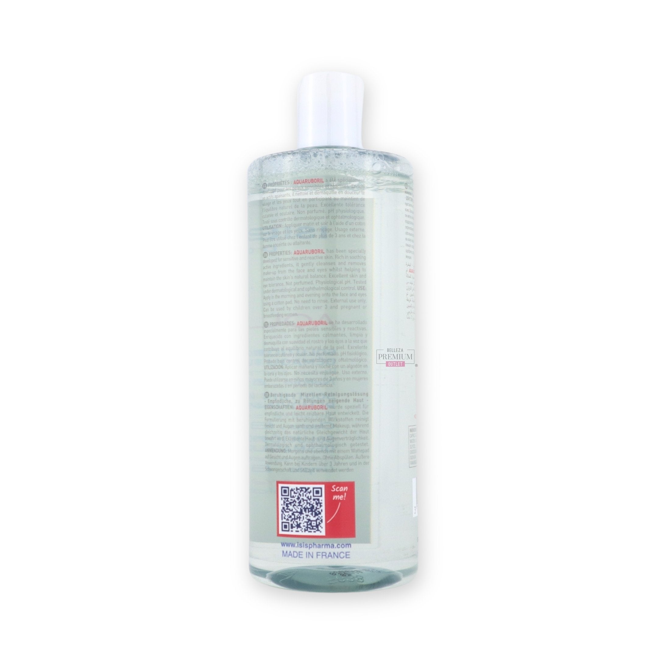 Isispharma AQUARUBORIL micellar solution and make-up remover 400ml