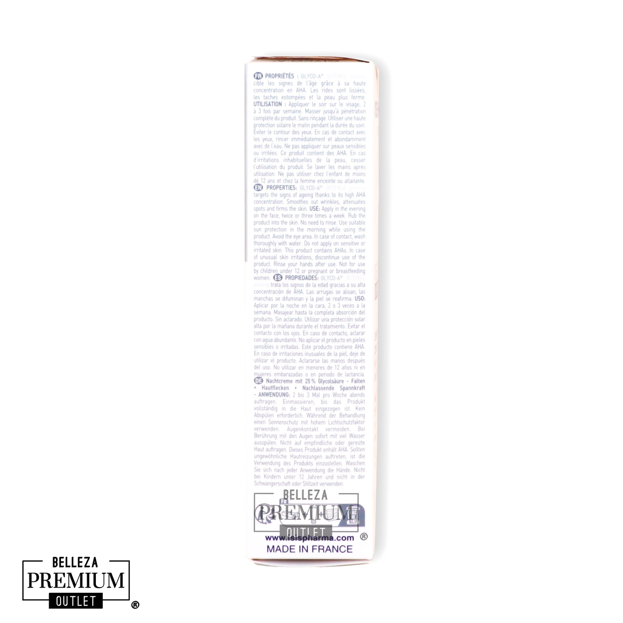 Isispharma Glyco A Intense Peeling Night Cream 30ml 25%