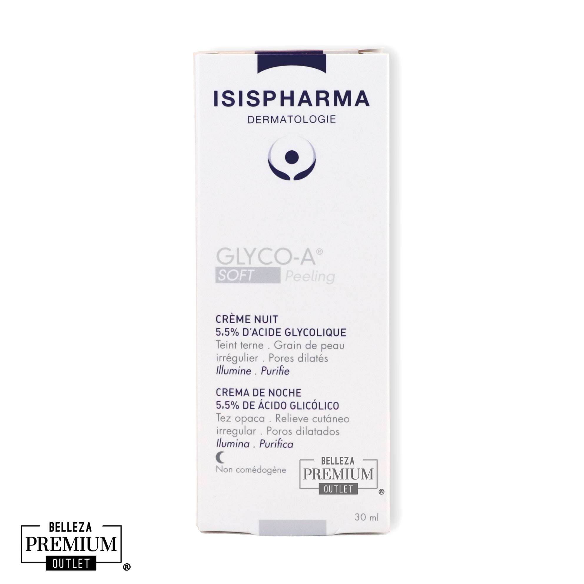 Isispharma Glyco A Soft Peeling Night Cream 30ml 5.5%