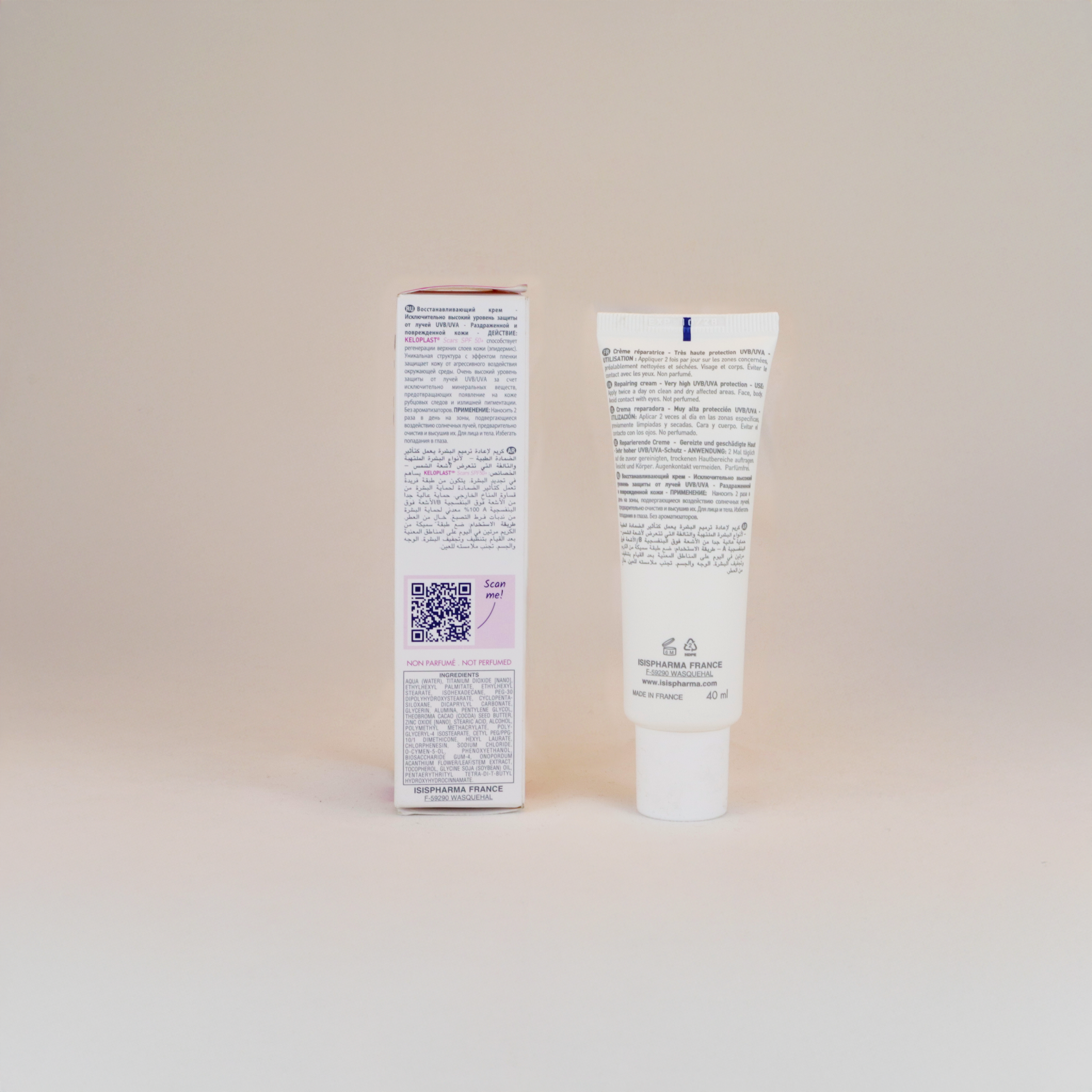 Isispharma Keloplast Scars Repair Cream Spf50+ 40Ml