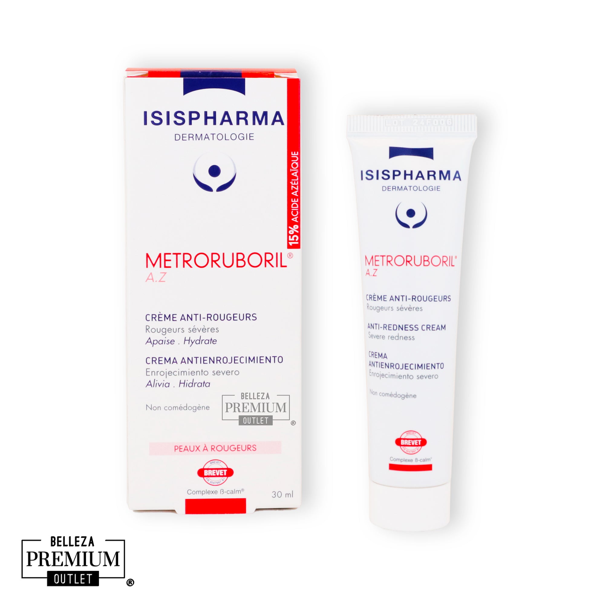 Isispharma Metroruboril A.Z Anti Redness Cream 30ml