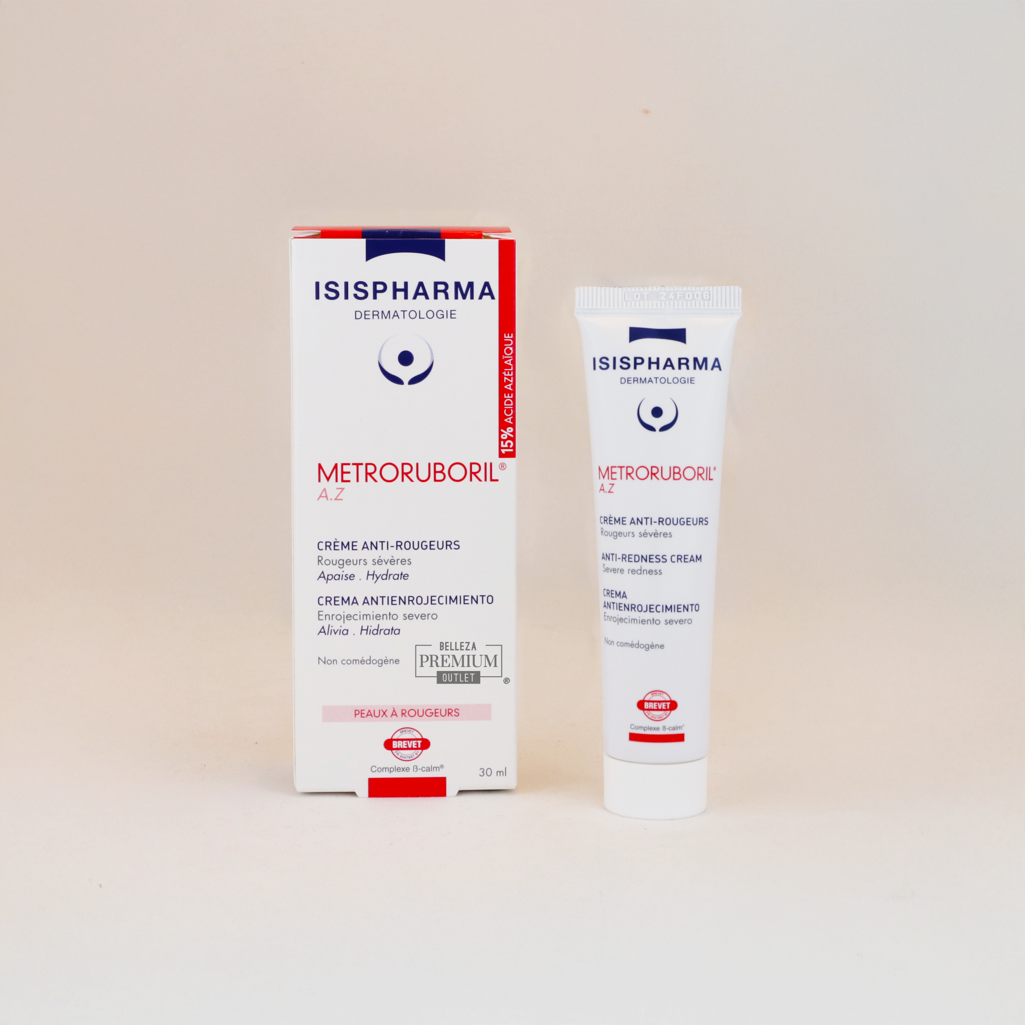 Isispharma Metroruboril A.Z Anti Redness Cream 30ml