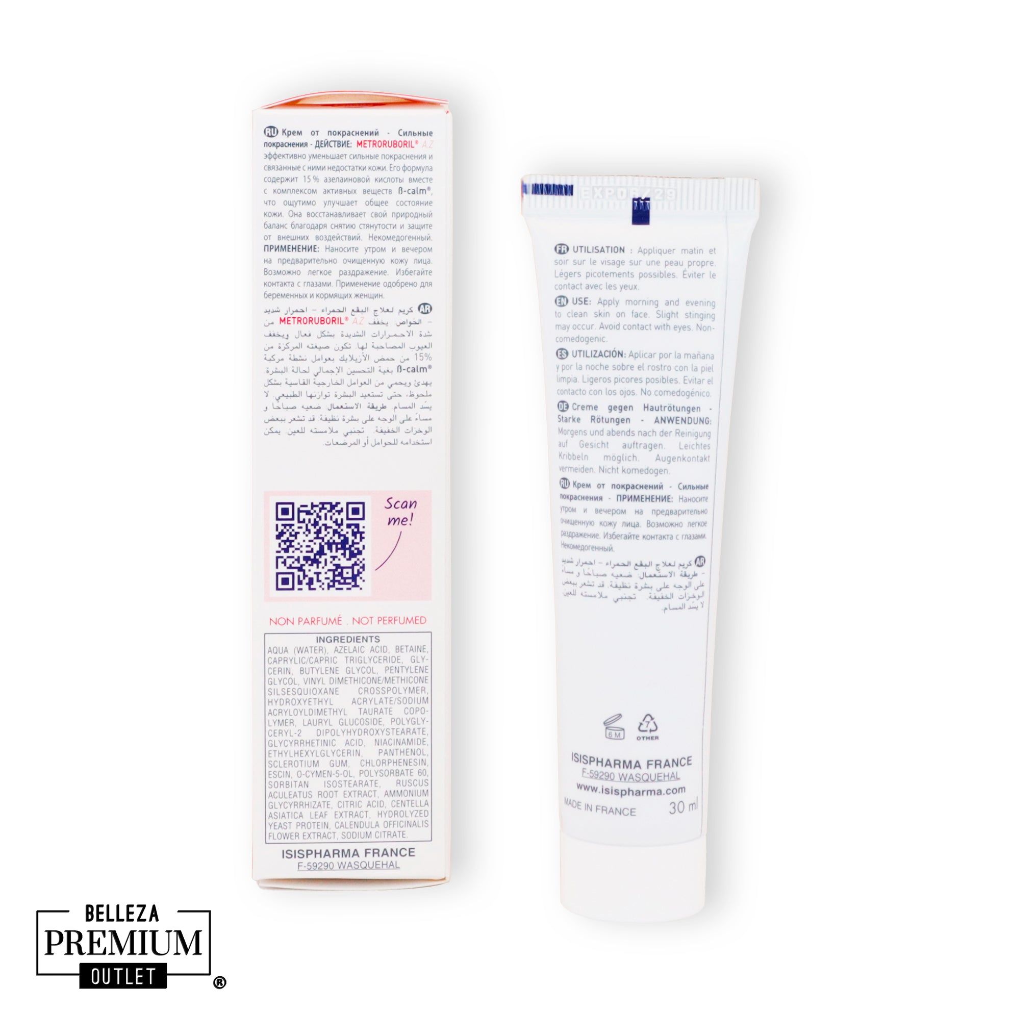 Isispharma Metroruboril A.Z Anti Redness Cream 30ml