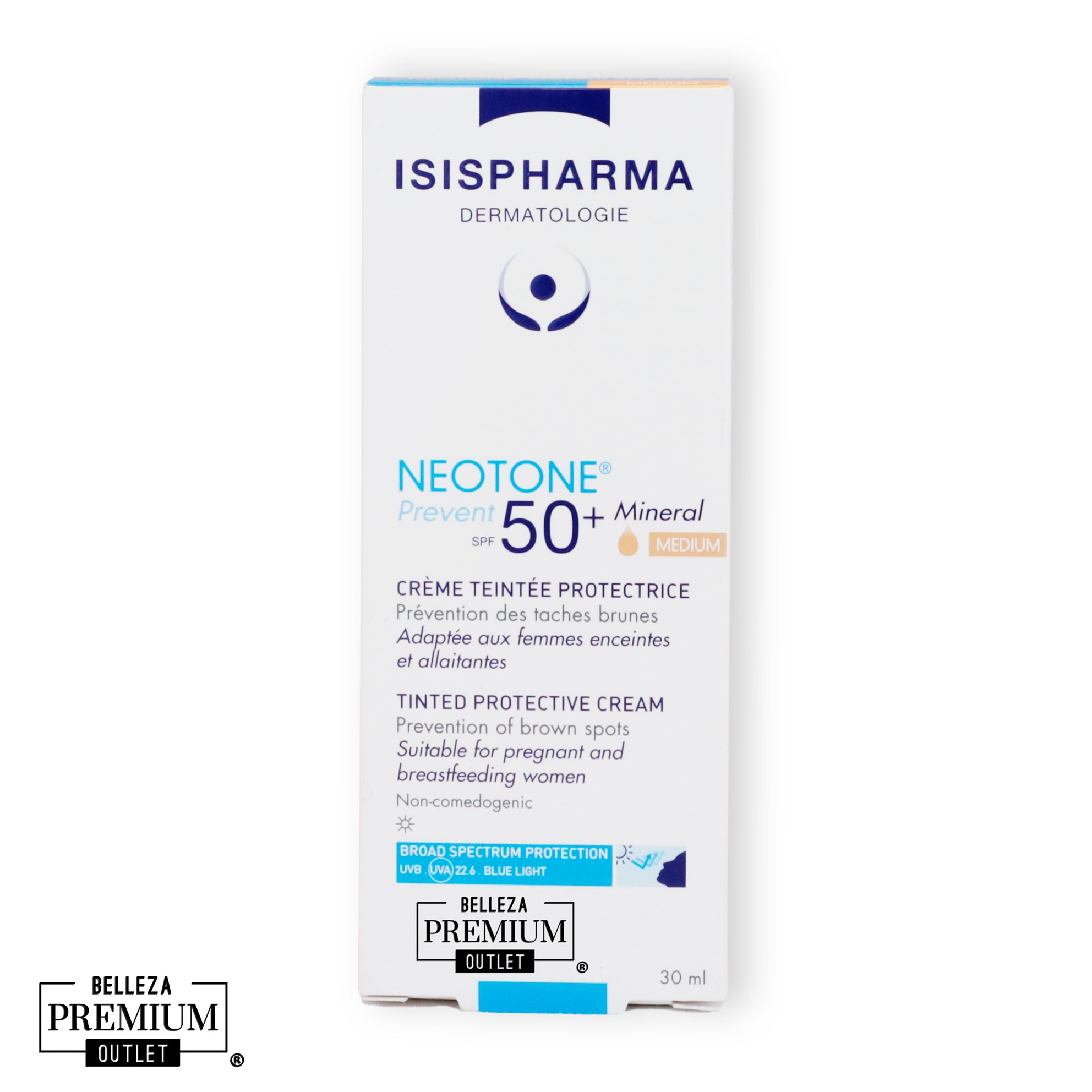 Isispharma NEOTONE Prevent SPF50+ Mineral Medium Tinted 30ml: Sensacional Protección Solar y Color en un Solo Producto
