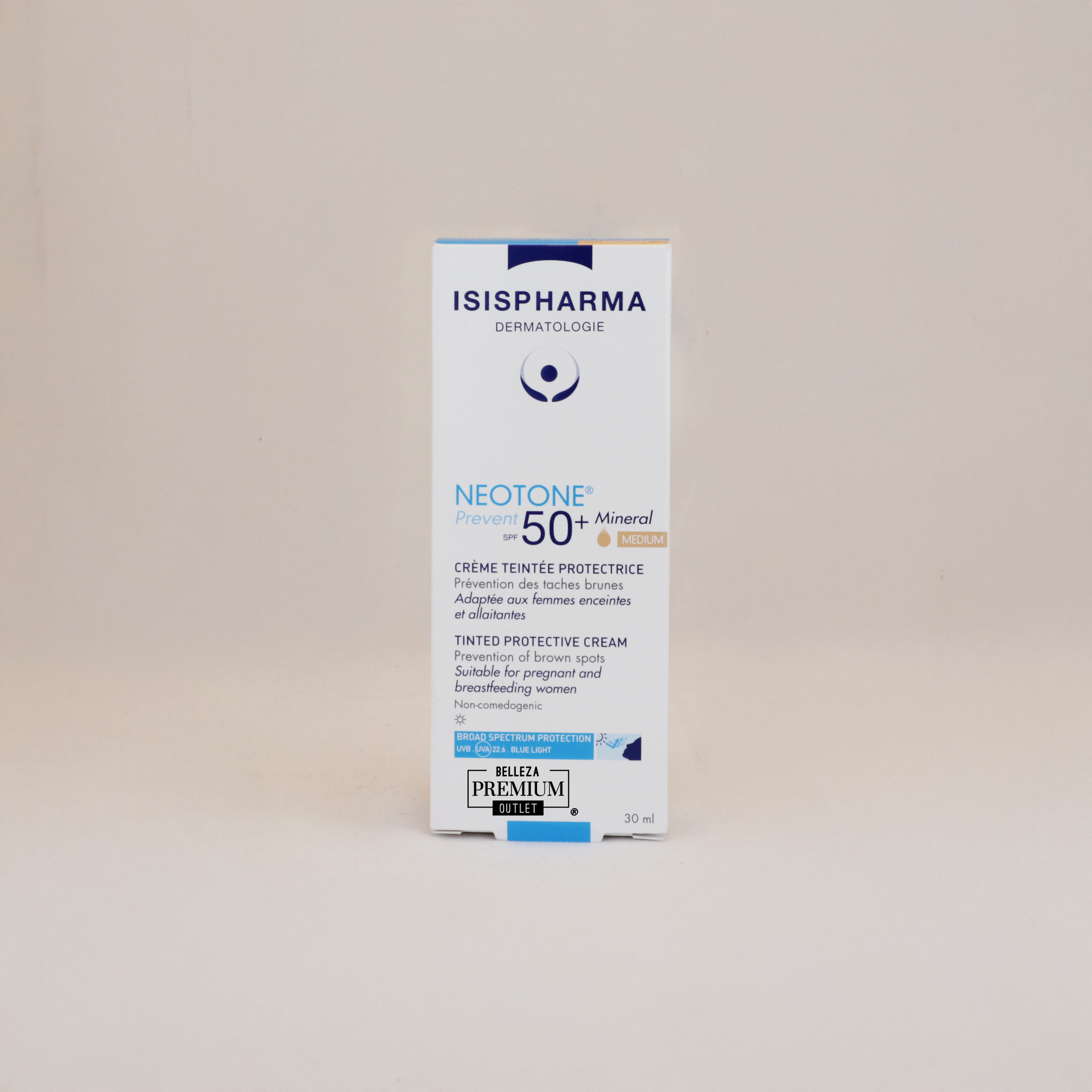 Isispharma NEOTONE Prevent SPF50+ Mineral Medium Tinted 30ml: Sensacional Protección Solar y Color en un Solo Producto