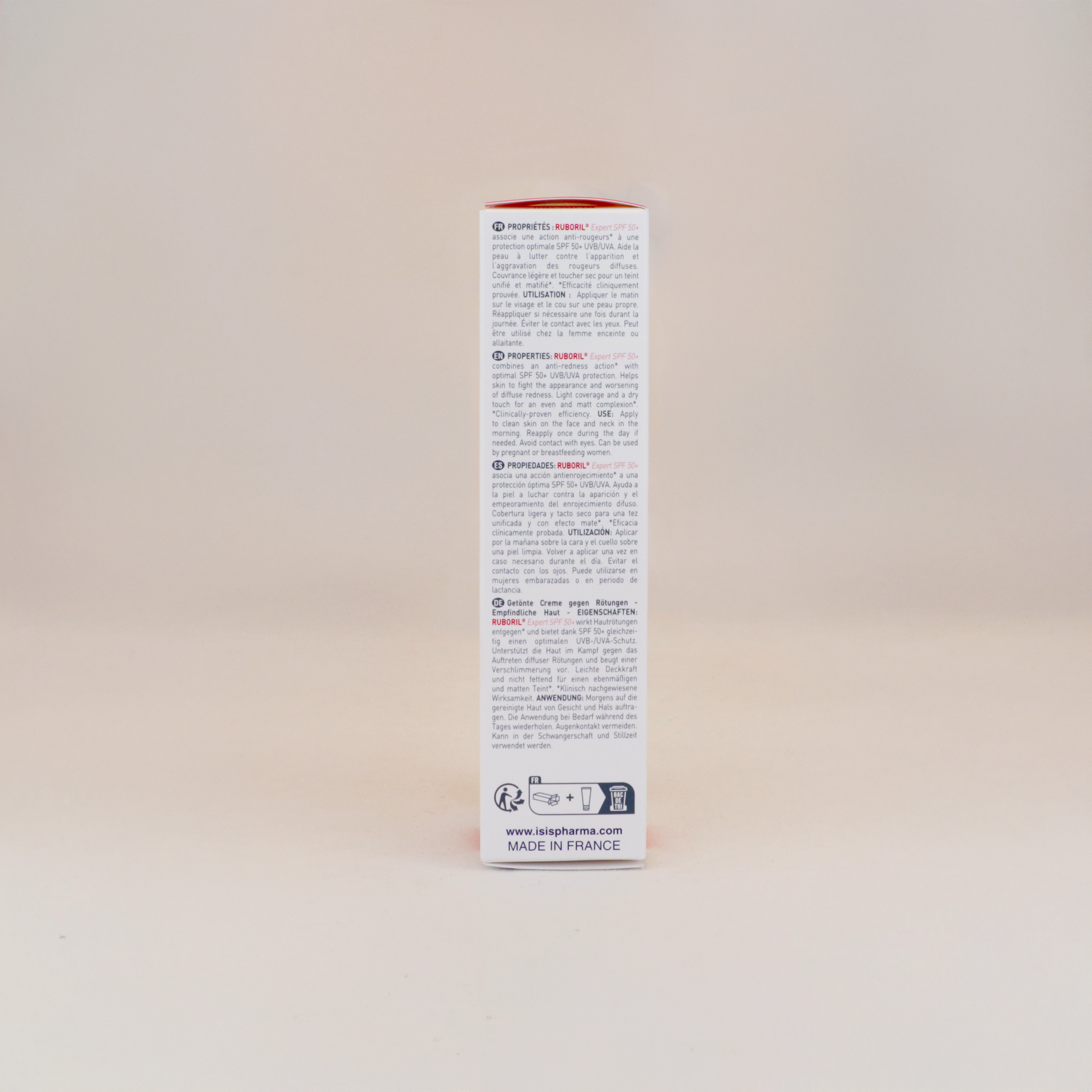 Isispharma Ruboril Expert Spf 50+ Tinted AntiRedness Cream 40Ml