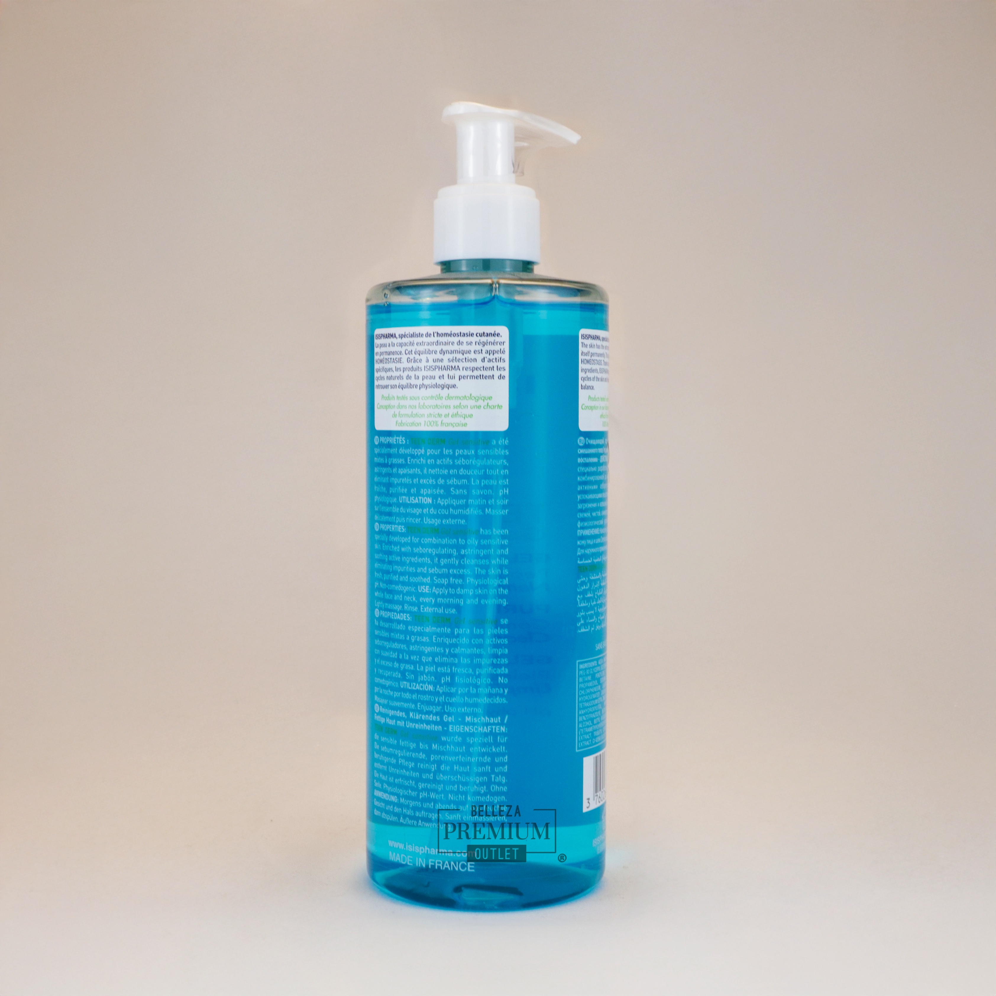 Isispharma Teen Derm Gel Sensitive 400ml