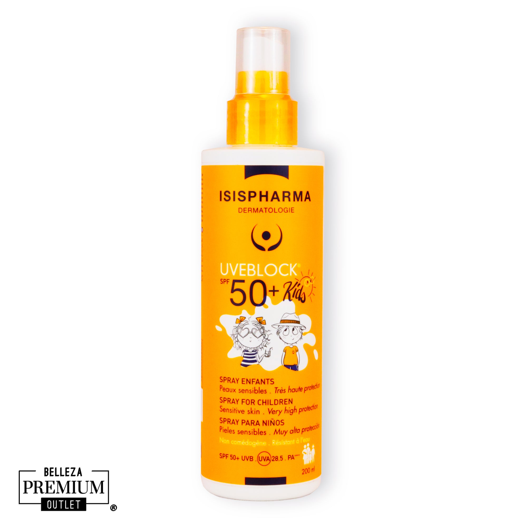 Isispharma UVEBLOCK SPF50+ spray kids NEW FORMULA Very high protection spray for children200