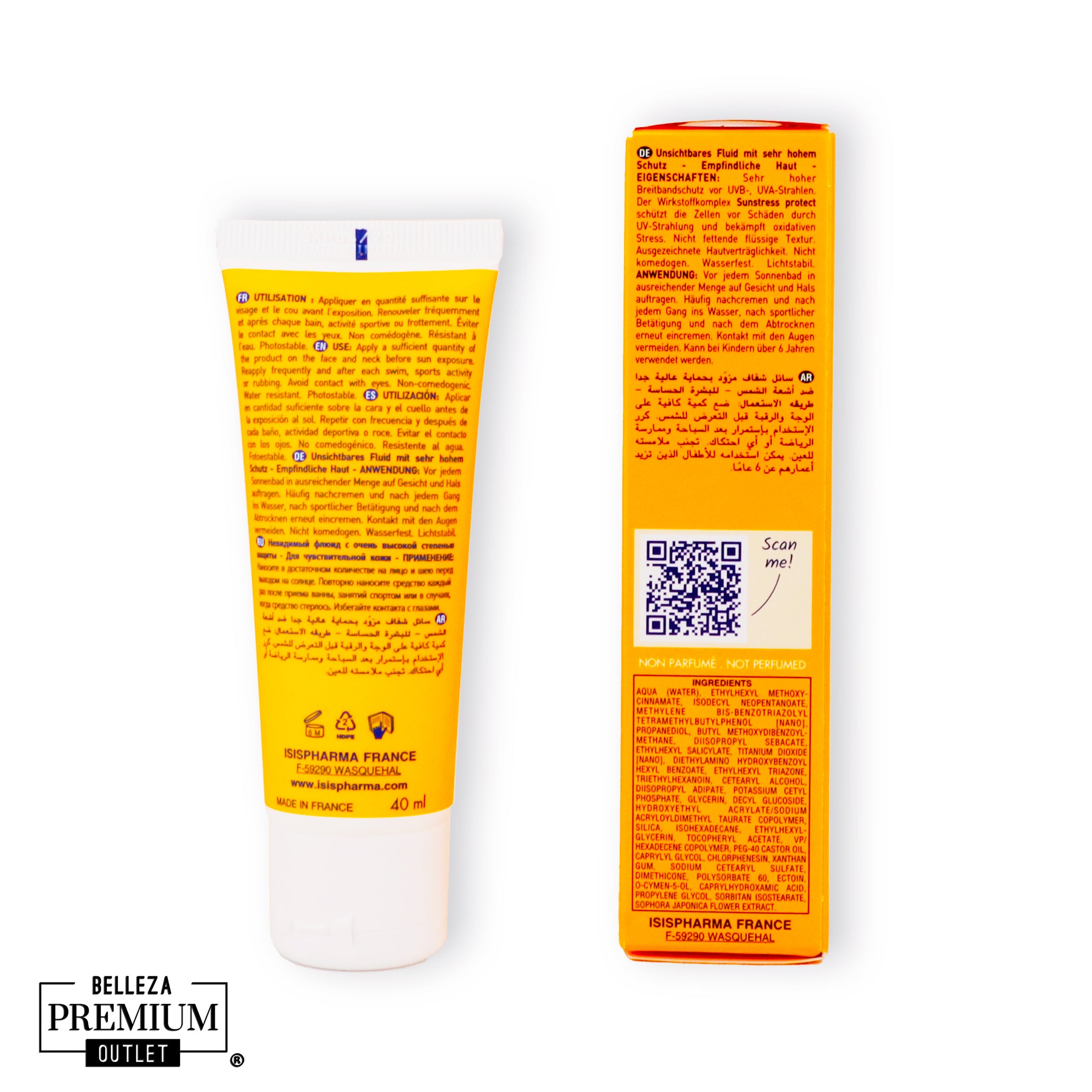 Isispharma UVEBLOCK SPF50+Fluido invisible 40ml