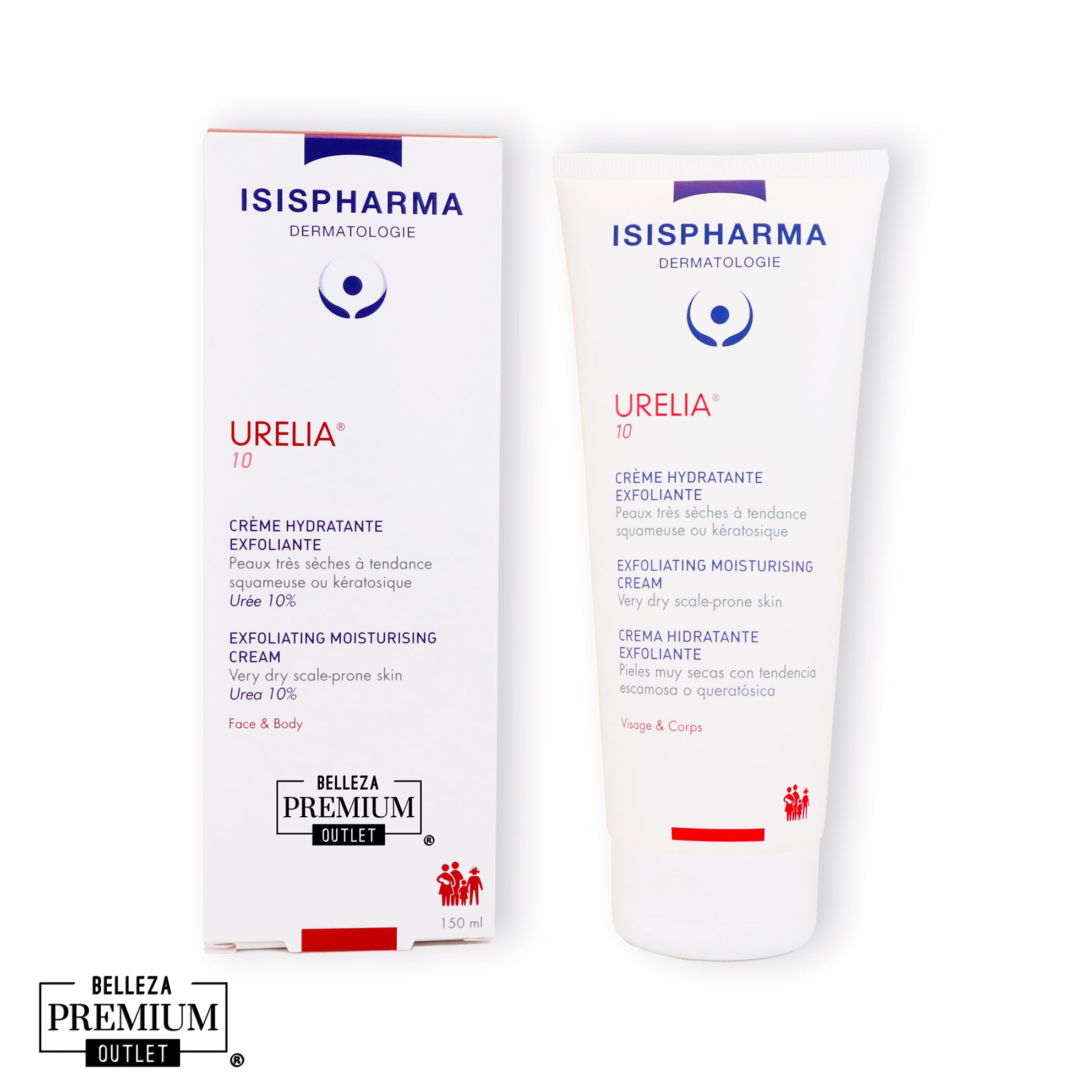 Isispharma Urelia 10 Exfoliating Moisturizing Cream 150Ml
