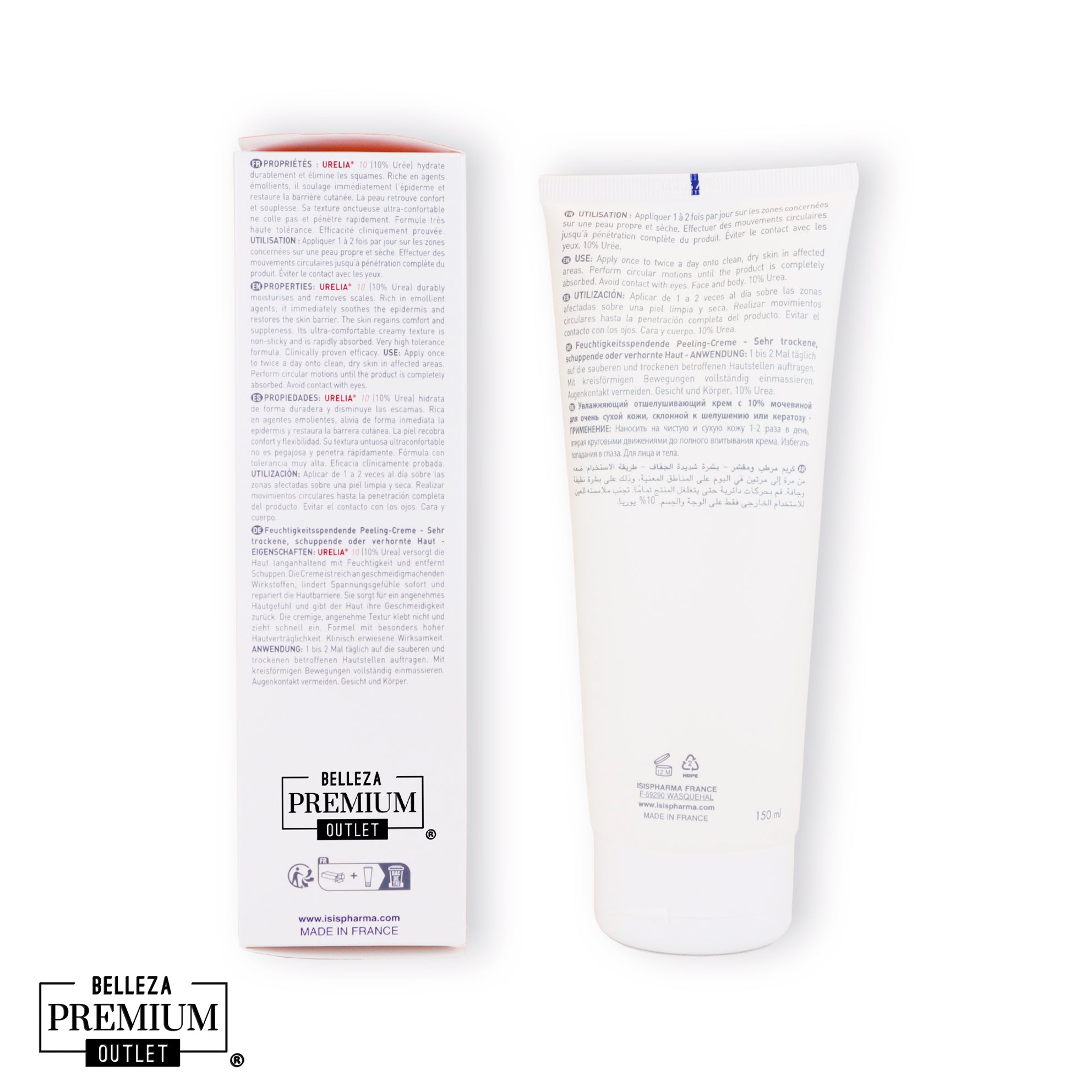 Isispharma Urelia 10 Exfoliating Moisturizing Cream 150Ml