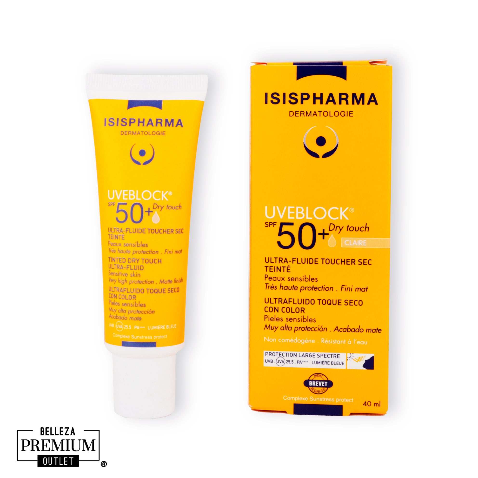 Isispharma UVEBLOCK SPF50+ dry touch Invisible 40ml