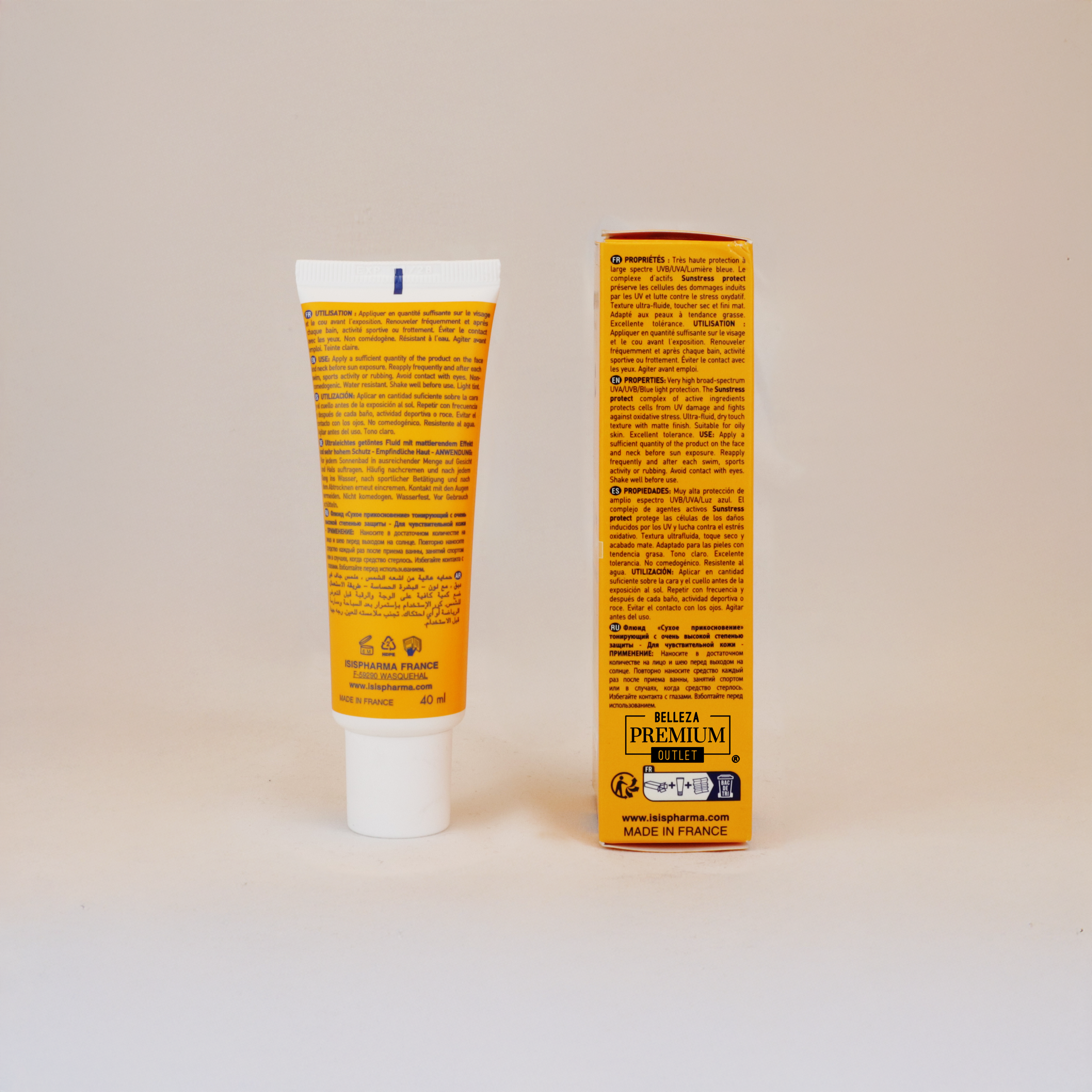 Isispharma UVEBLOCK SPF50+ dry touch Invisible 40ml