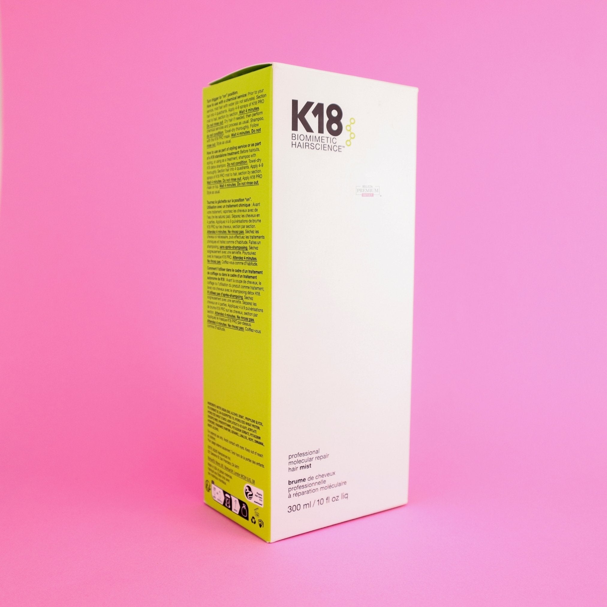 K18 Professional Molecular Repair Hair Mist 300ml – Reparador Capilar Molecular