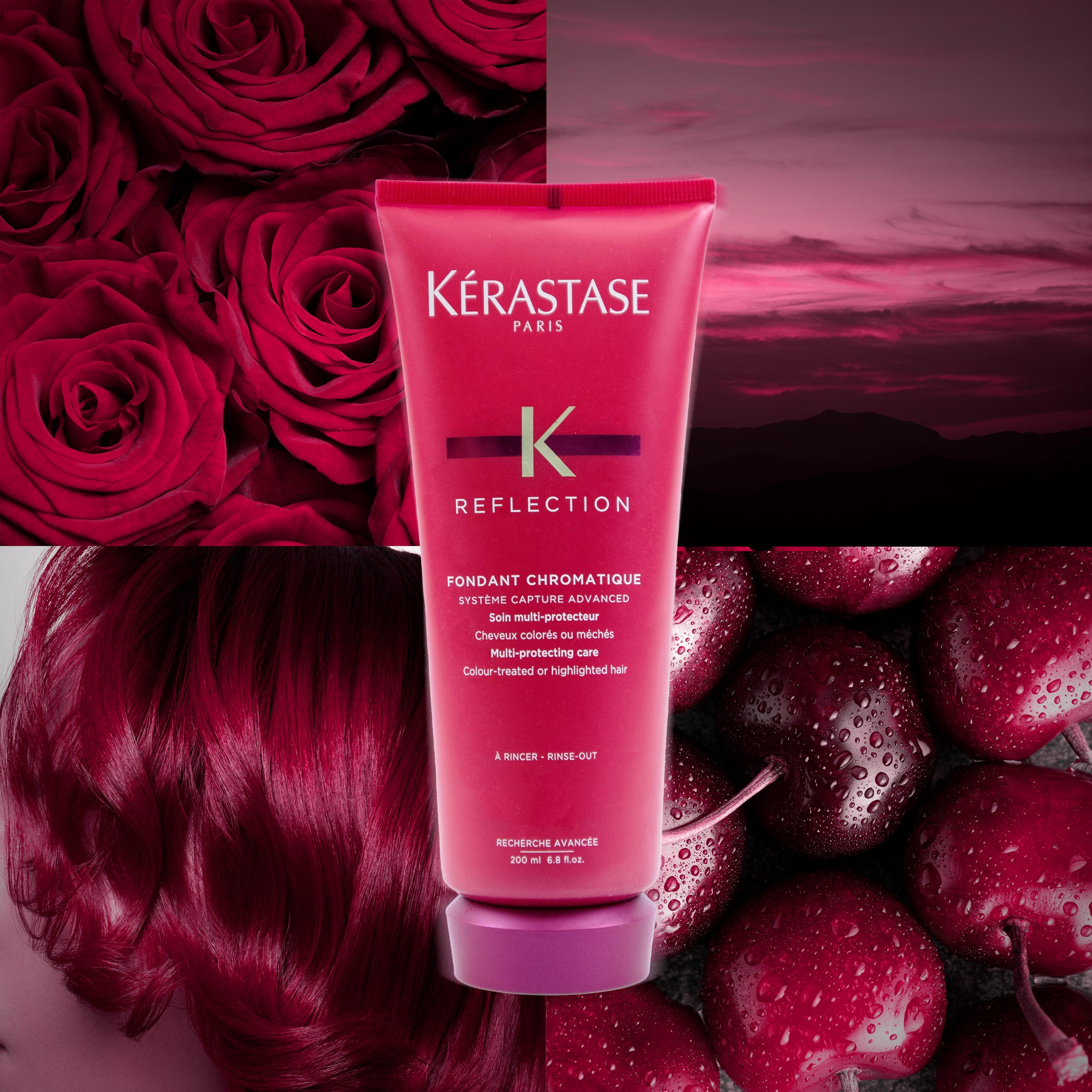 Kérastase Reflection Fondant Chromatique 200ml: Asombroso acondicionador para un color duradero y cabello brillante