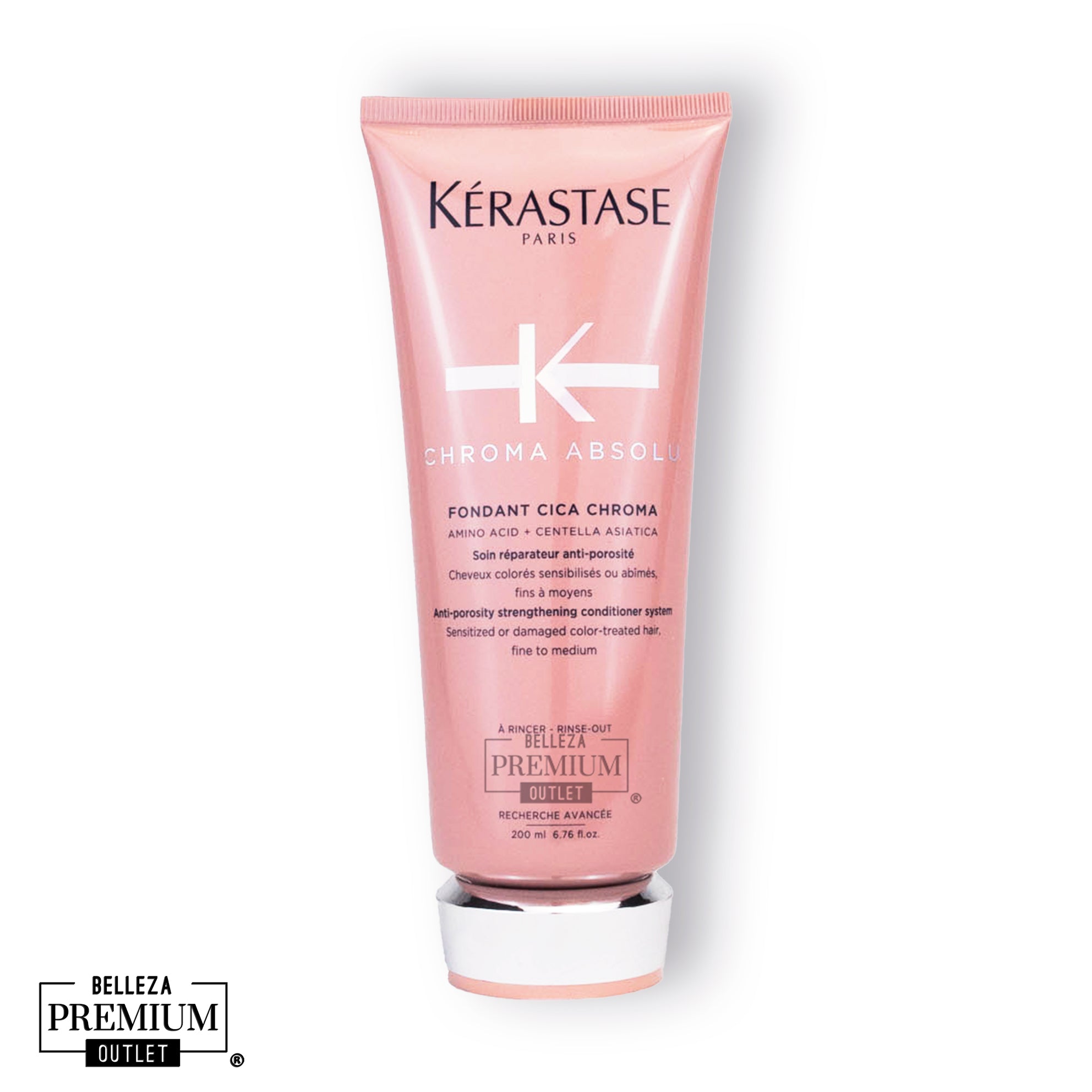 Kérastase Chroma Absolu Fondant Cica Chroma 200ml – Cuidado Fortalecedor y Protector del Color para Cabello Teñido