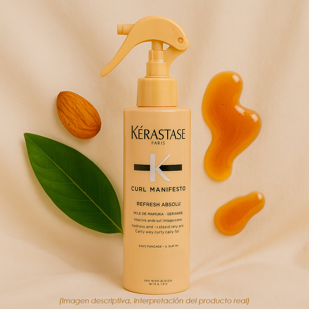 Kérastase Curl Manifesto Refresh Absolu 190ml – Spray Refrescante para Rizos Hidratados y Definidos