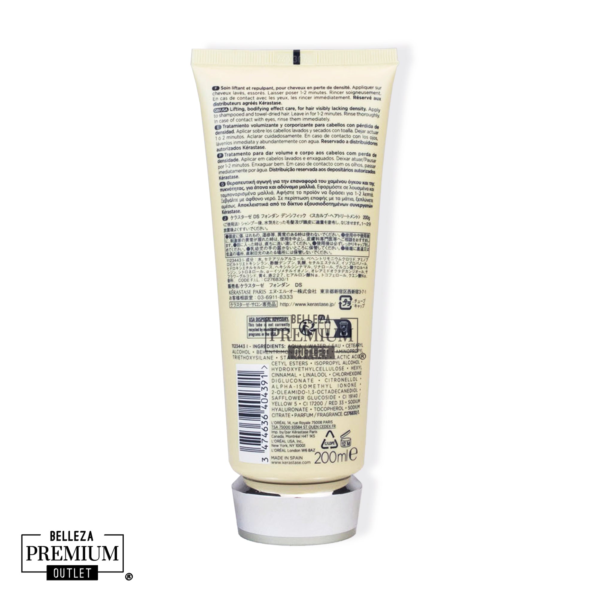Kérastase Densifique Fondant Densité 200ml – Acondicionador Densificante para Cabello Fino y con Falta de Volumen