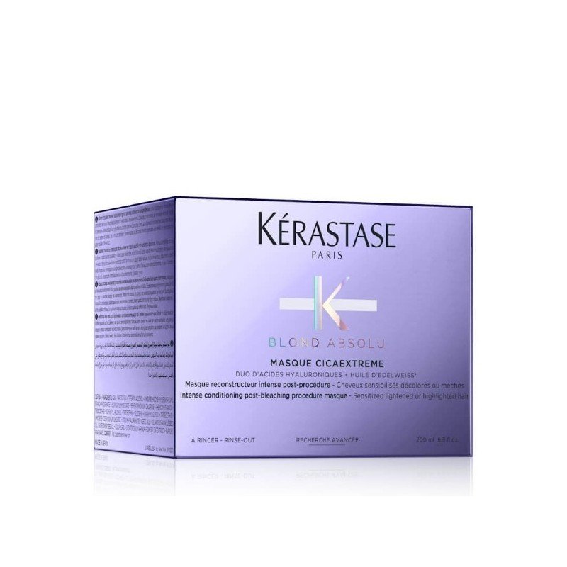 Kérastase Blond Absolu Masque Cicaextreme 200ml – Mascarilla Reparadora Intensiva para Cabello Rubio o Tratado Químicamente