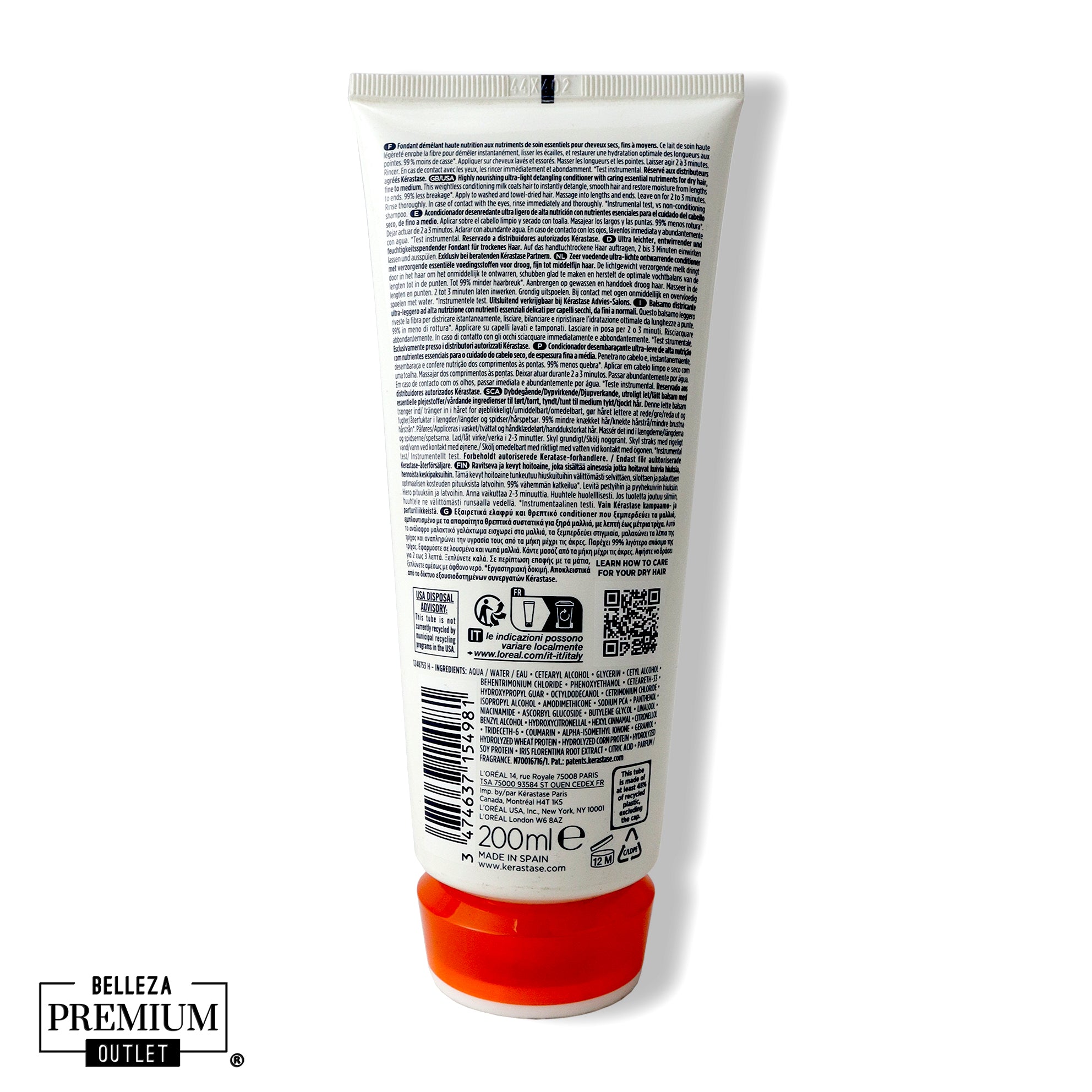 Kérastase Nutritive Lait Vital (NEW Irisome Formula) 200 ml / 6.8 oz