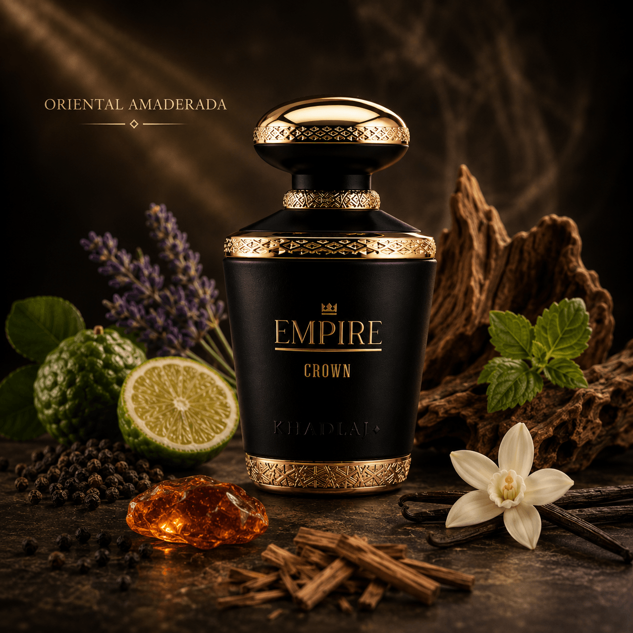 KHADLAJ EMPIRE CROWN 100ML-Fragancia Unisex Amaderada