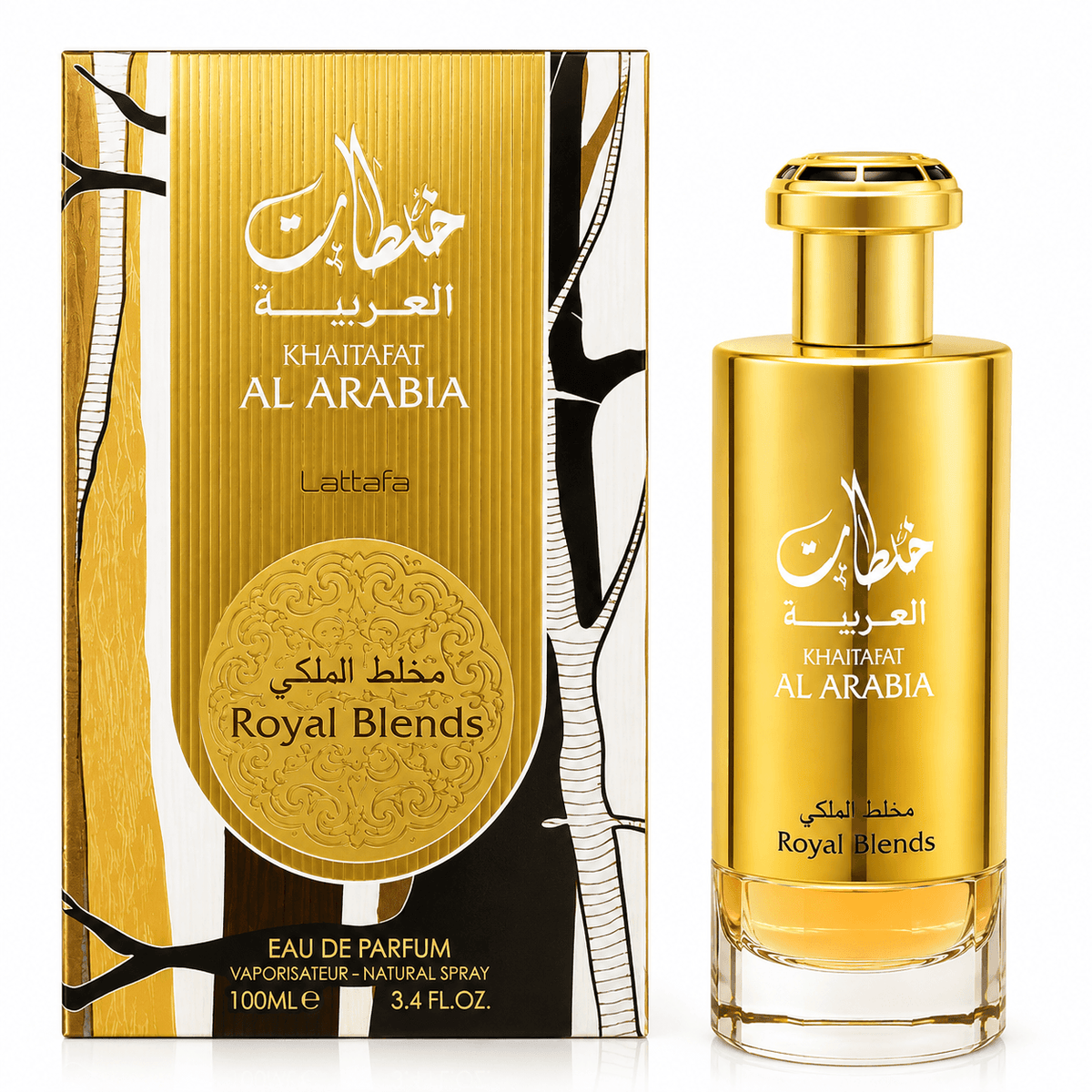 Lattafa Khaitafat Al Arabia Royal Blends 100 ml-Fragancia Unisex Oriental