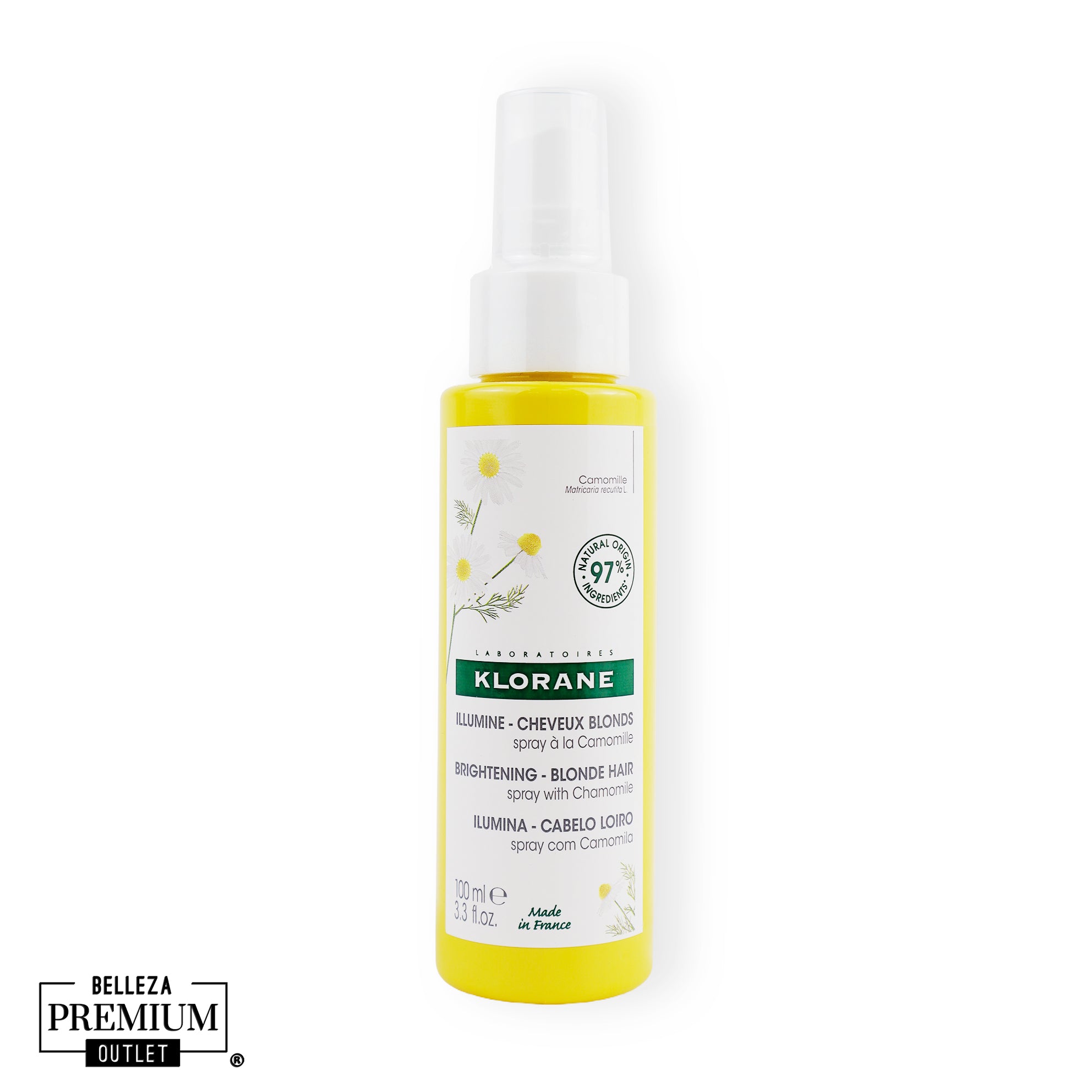 Klorane Illumine - Blonde Hair Spray With Chamomile 100 ml – Spray iluminador para cabello rubio