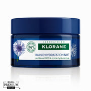 Klorane Mascarilla de Dormir con Aciano y Ácido Hialurónico 16oz — Reparación Nocturna y Hidratación Intensa para el Cabello