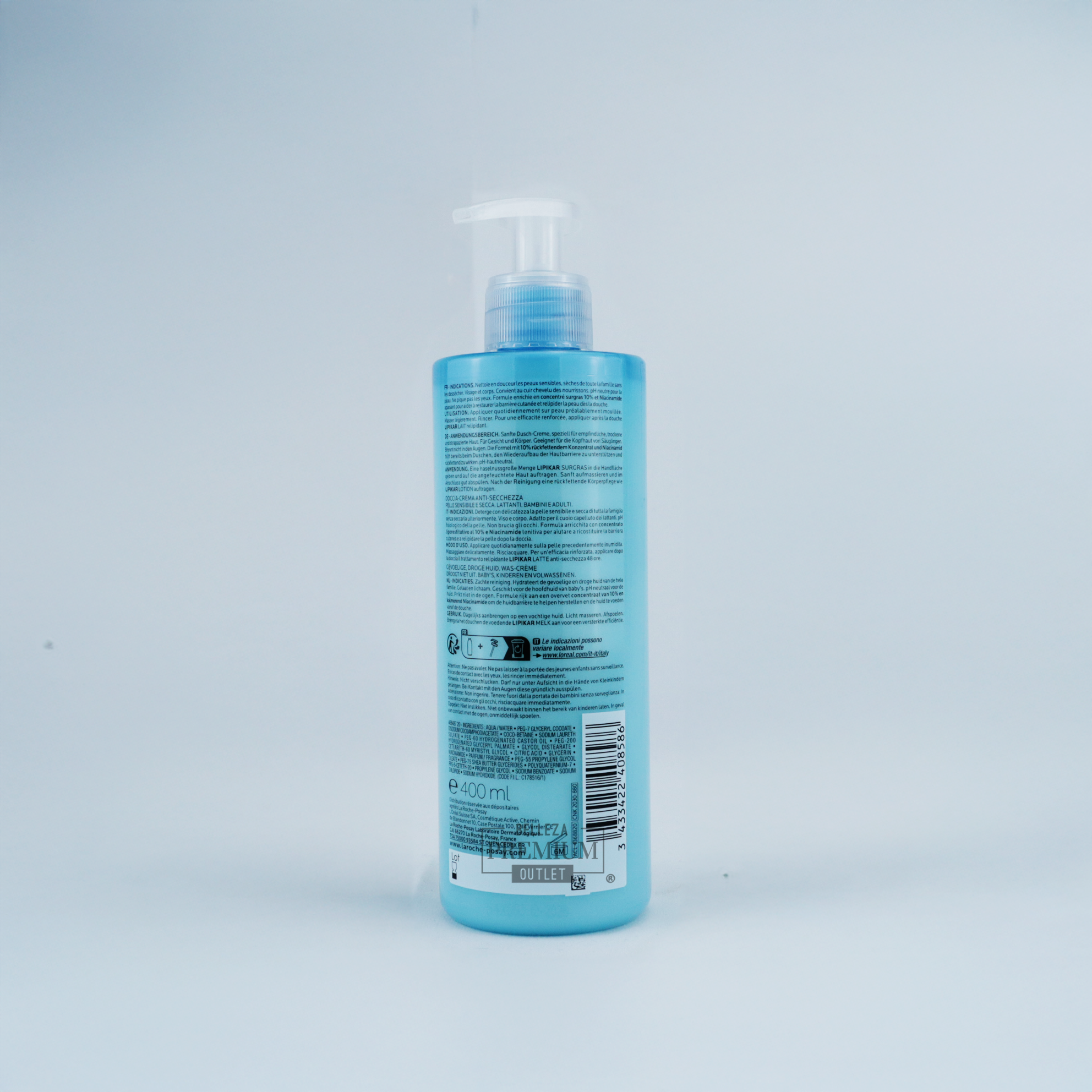 LA ROCHE-POSAY LIPIKAR SURGARS CREAM WASH 400ML:  ¡Transforma tu rutina de baño con La Roche-Posay Lipikar Syndet AP+ Cream Wash 400ml – Cuidado supremo para pieles secas y sensibles!