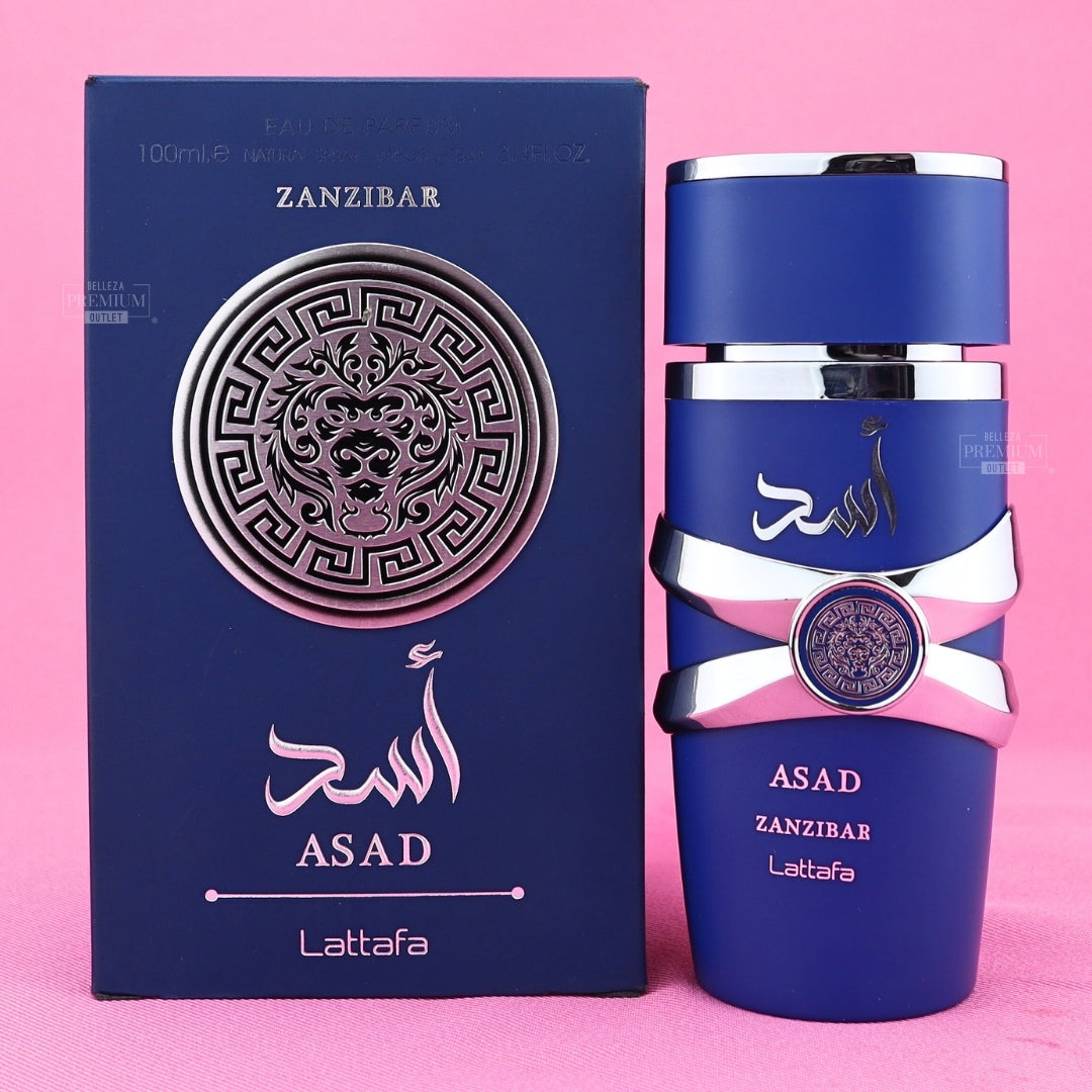 LATTAFA SPRAY ASAD ZANZIBAR 100ML / Dior Homme CAJA DAÑADA