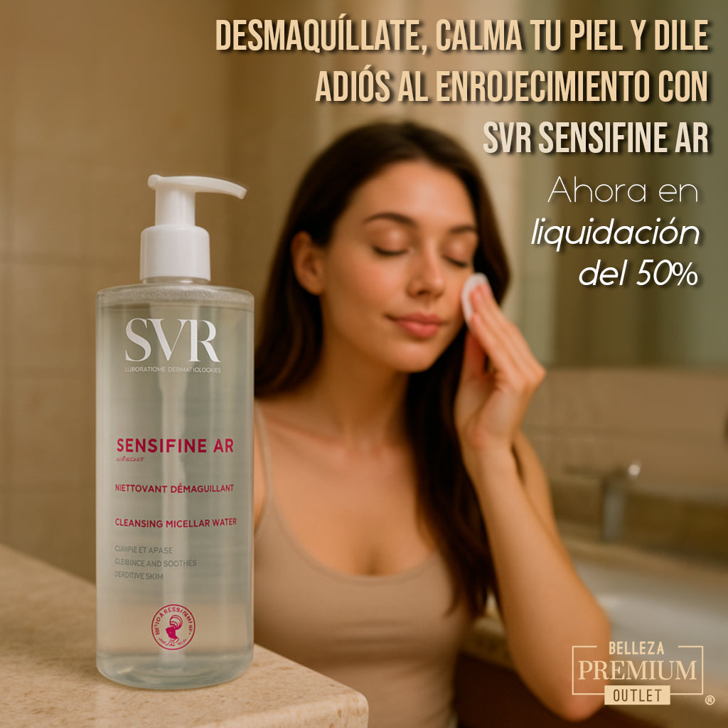 SVR Sensifine AR Agua Micelar Limpiadora:Limpieza suave, frescura y calma para tu piel sensible