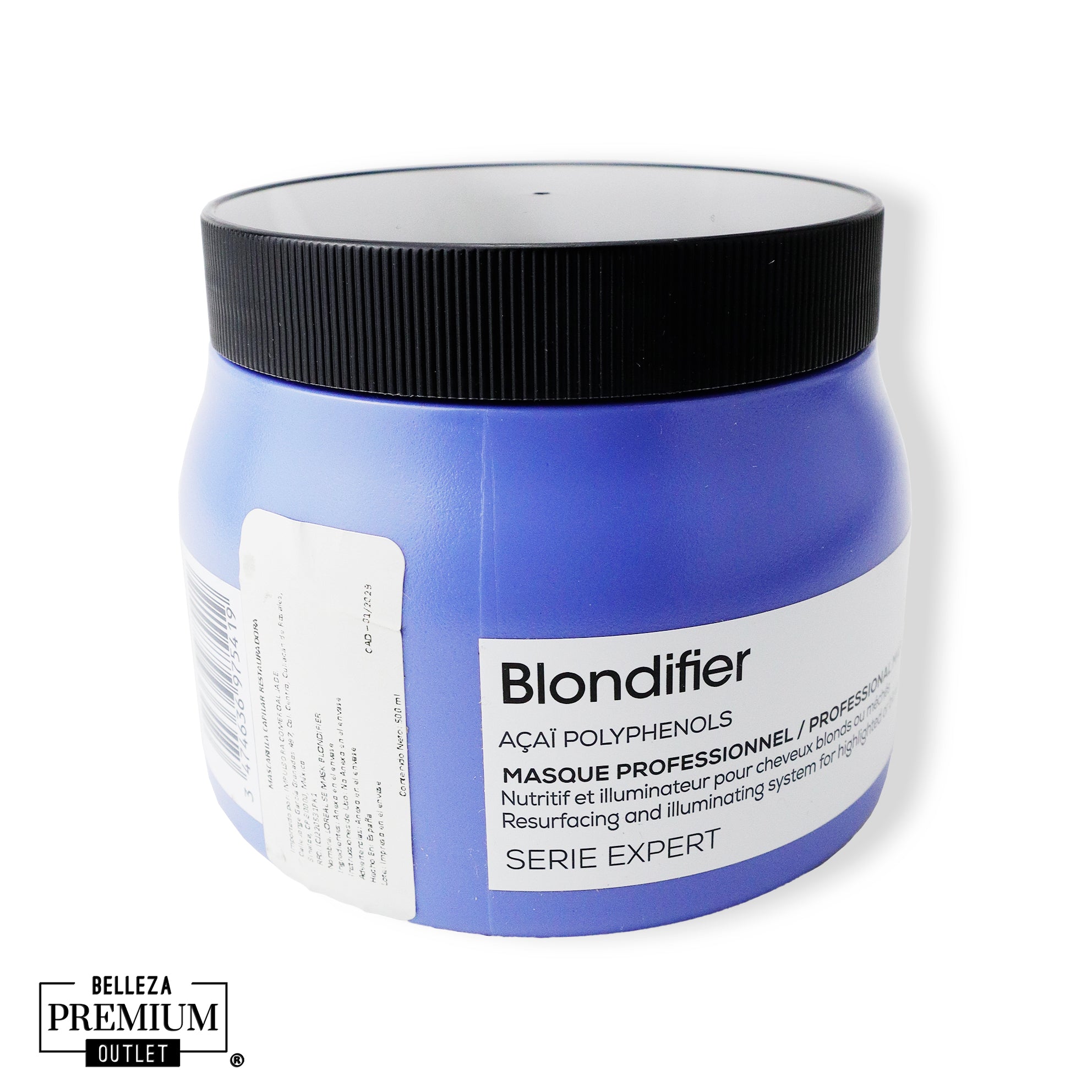 L'Oréal Professionnel Serie Expert Blondifier Mask 500ml – Nutrición y Brillo Intenso para Cabello Rubio