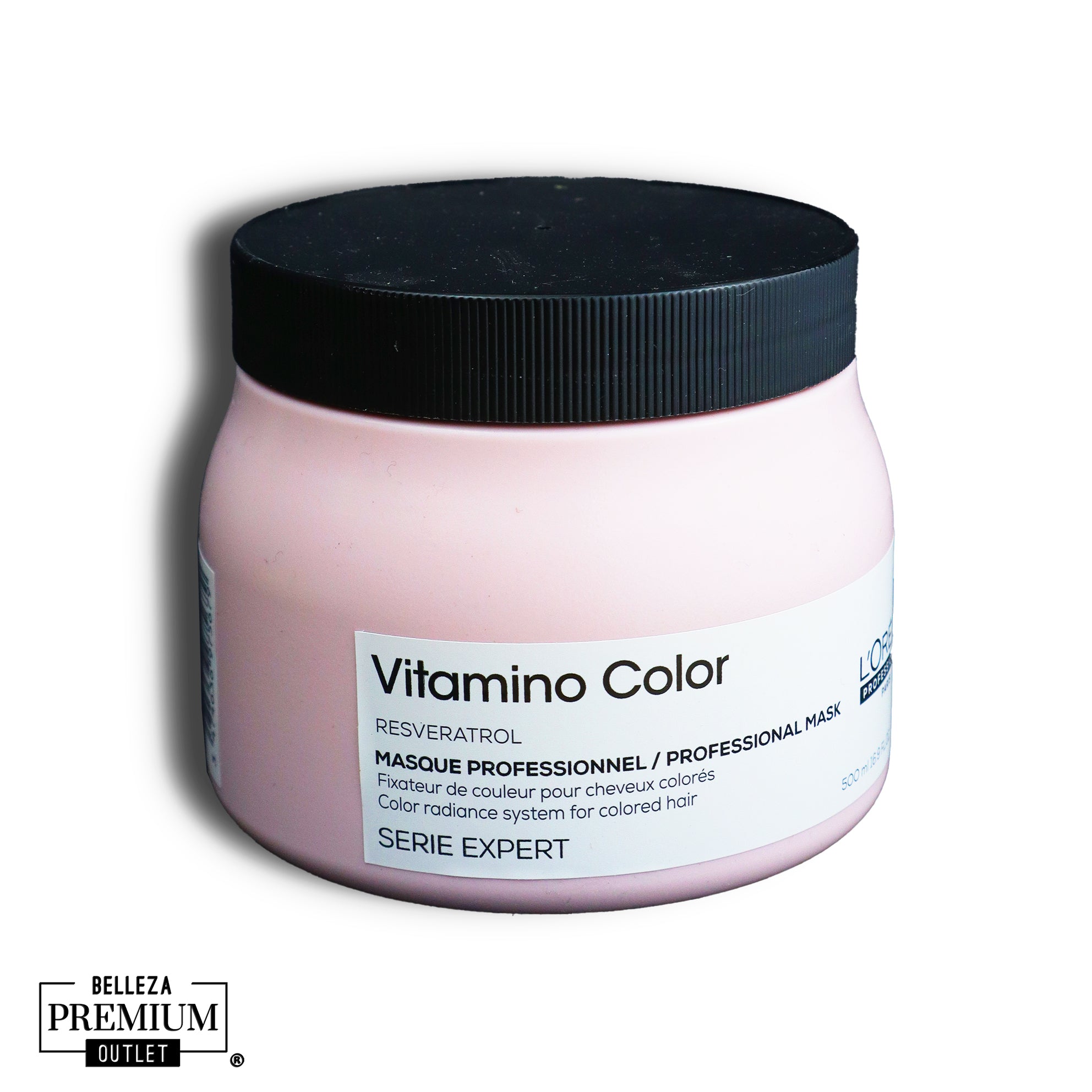 L'Oréal Professionnel Serie Expert Vitamino Color Mask 500ml – Protección del Color y Cabello Radiante