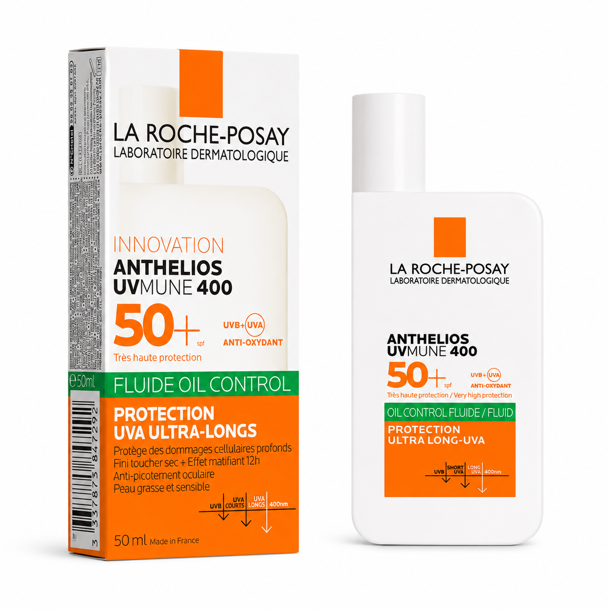 LRP Antelios UVmune 400 SPF+ 50ml Fluide Oil Control 50ml