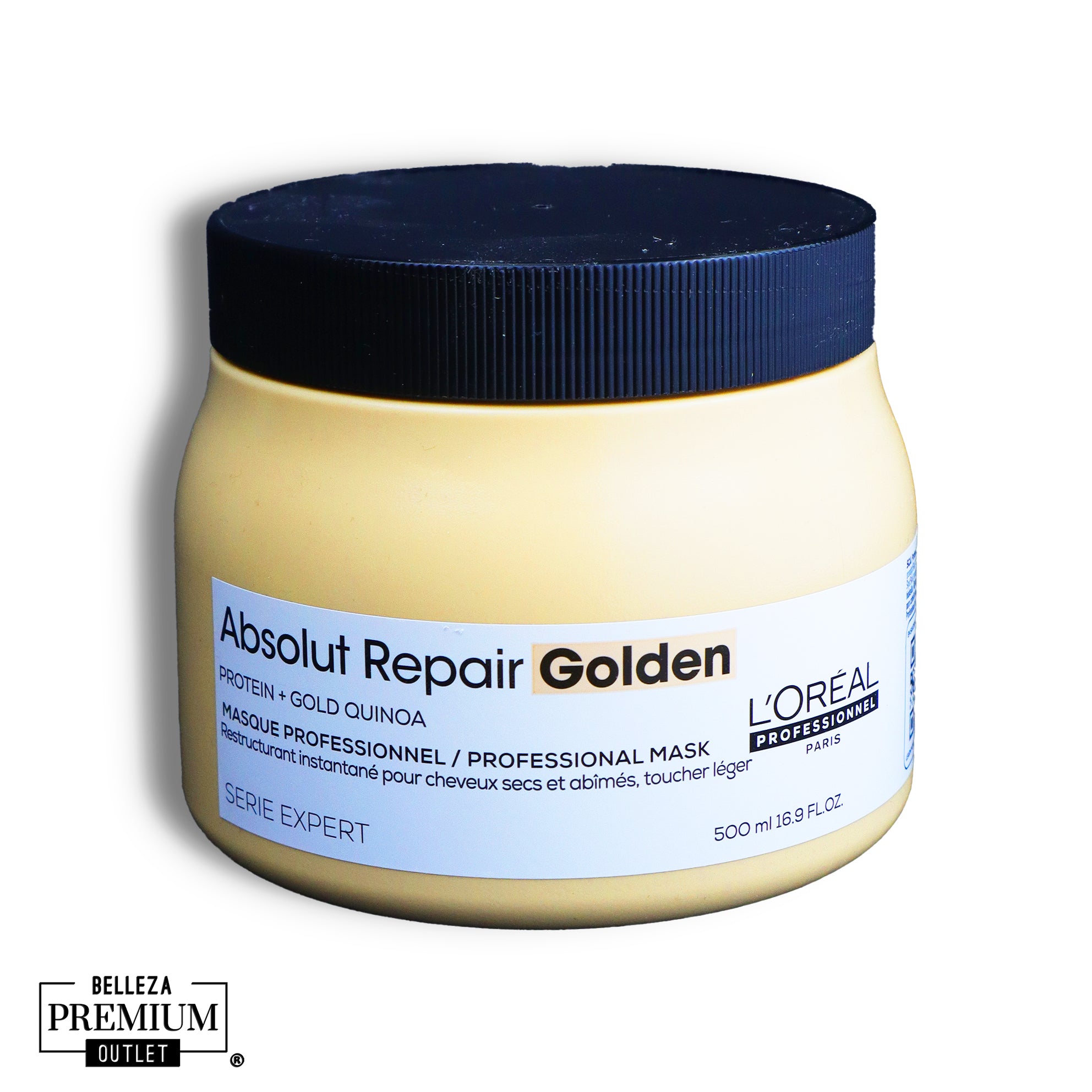 L’Oréal Absolut Repair Golden Mask – Reparación Profunda, Nutrición Intensa y Brillo Dorado para Cabello Dañado