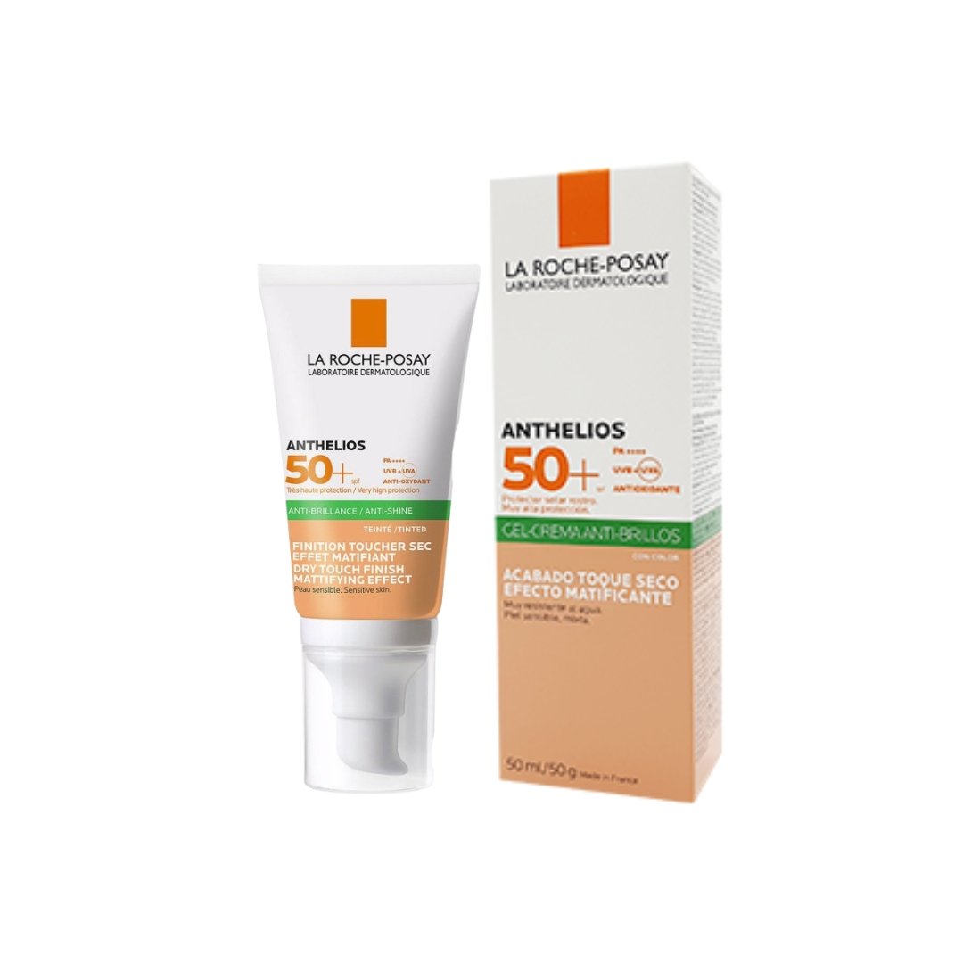 La Roche-Posay Anthelios Gel-Cream Color SPF50 50ml – Protección Solar Facial con Color y Acabado Ligero