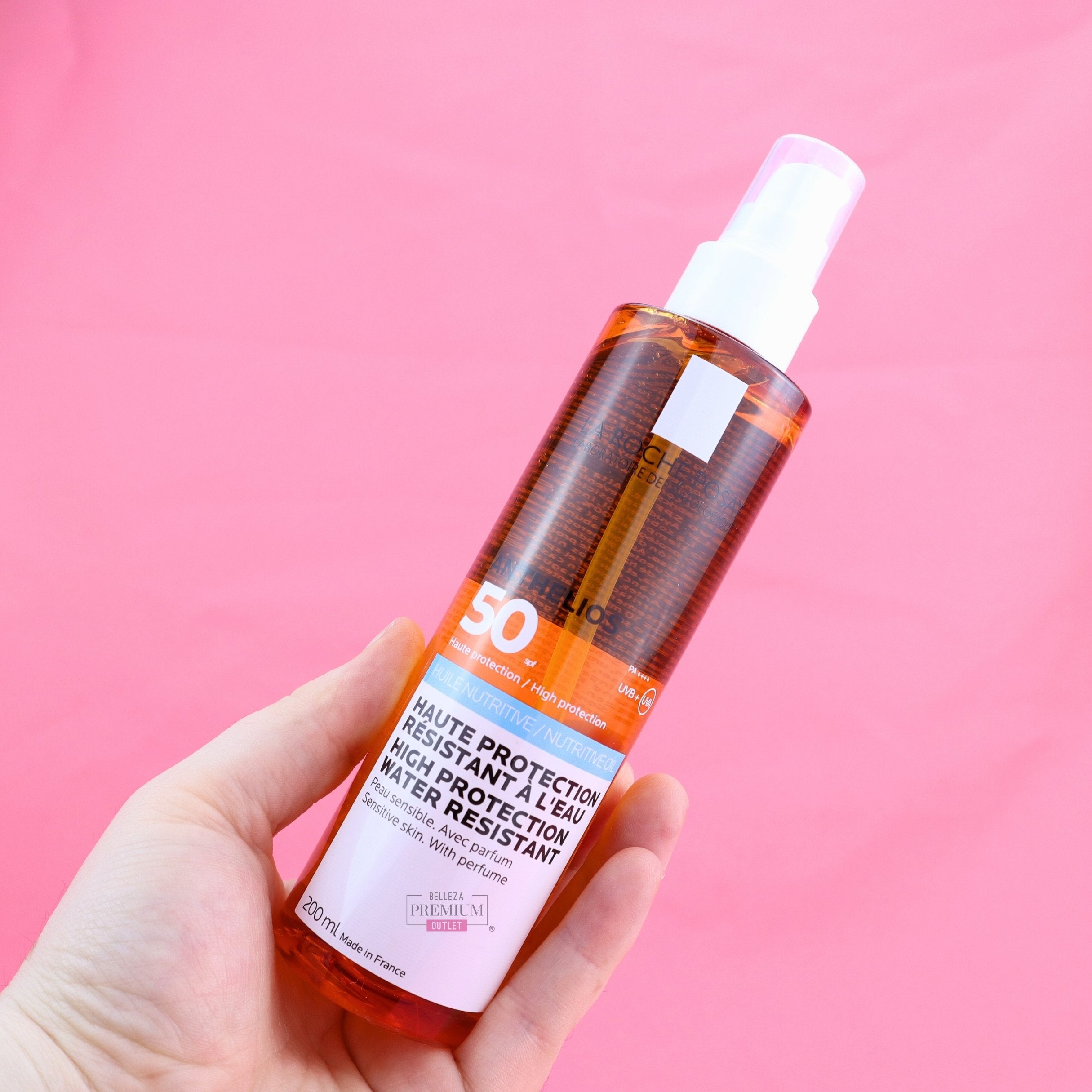 La Roche-Posay Anthelios Oil SPF50+ 200ml: Protector solar intenso para pieles sensibles enriquecido con agua termal