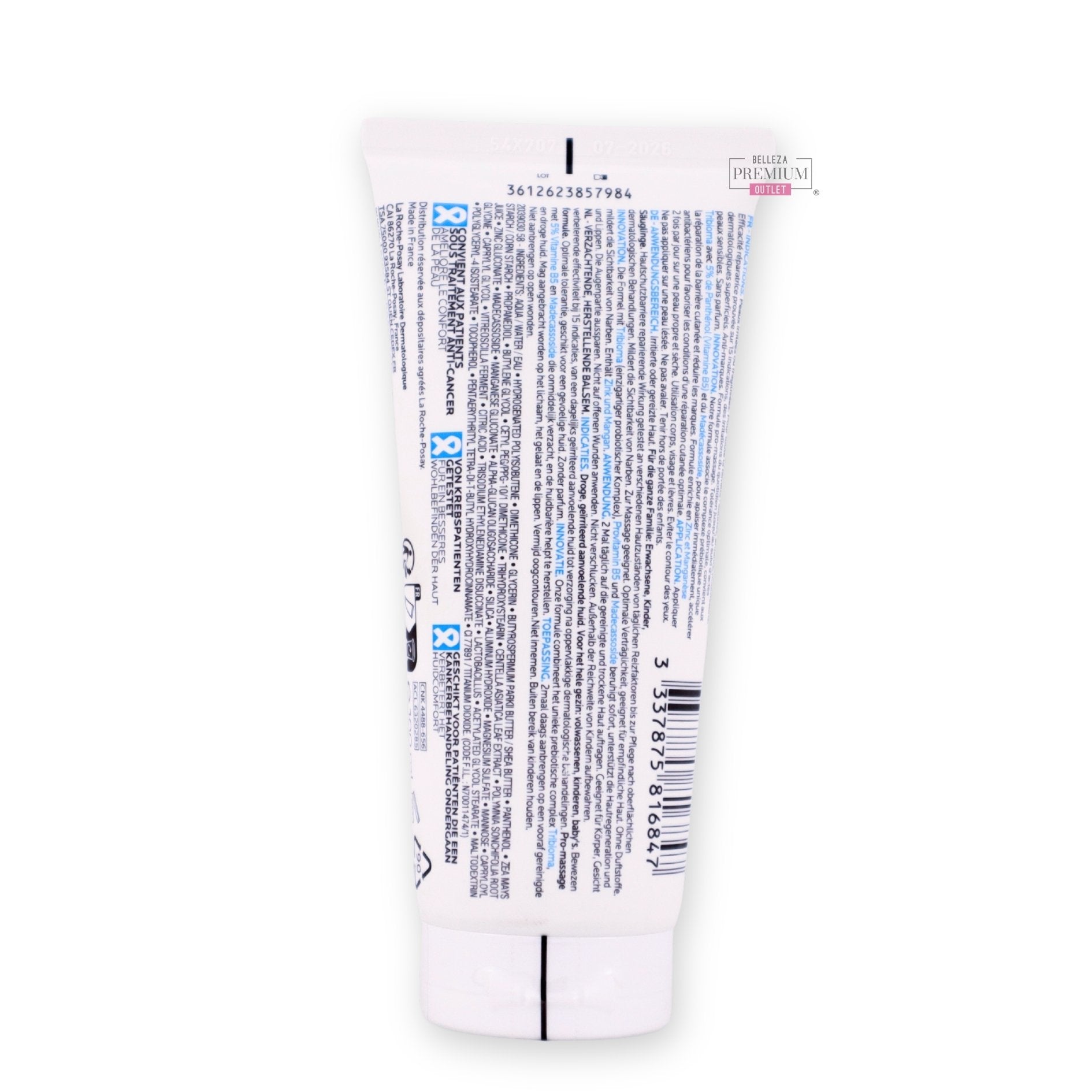 La Roche-Posay Cicaplast Baume B5+ 100ml – Reparación Intensiva para Piel Sensible, Irritada o Dañada
