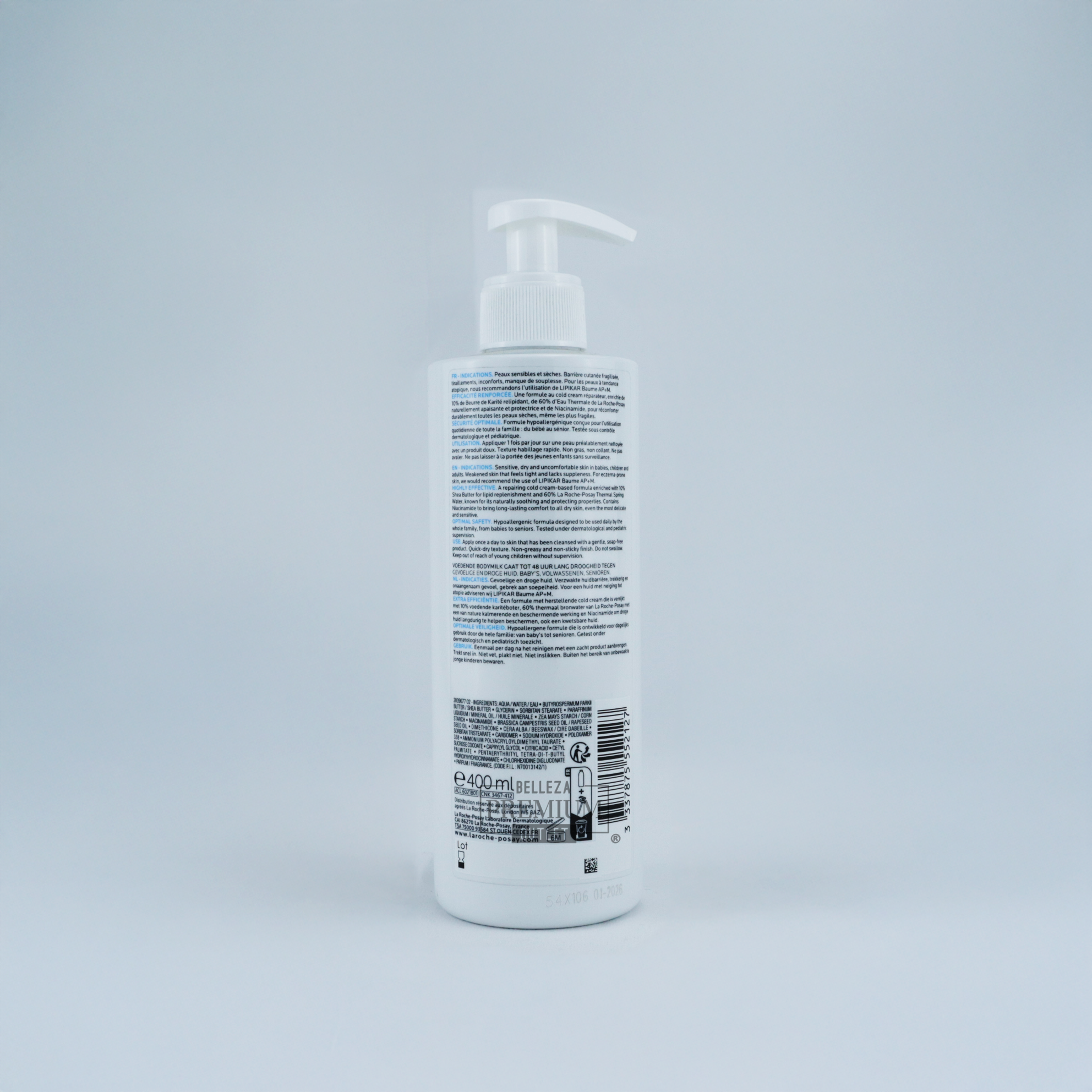 La Roche-Posay Lipikar Lait Milk 400ml: Hidratación Increíble con Envío Rápido de Cosméticos para Resaltar tu Belleza Natural