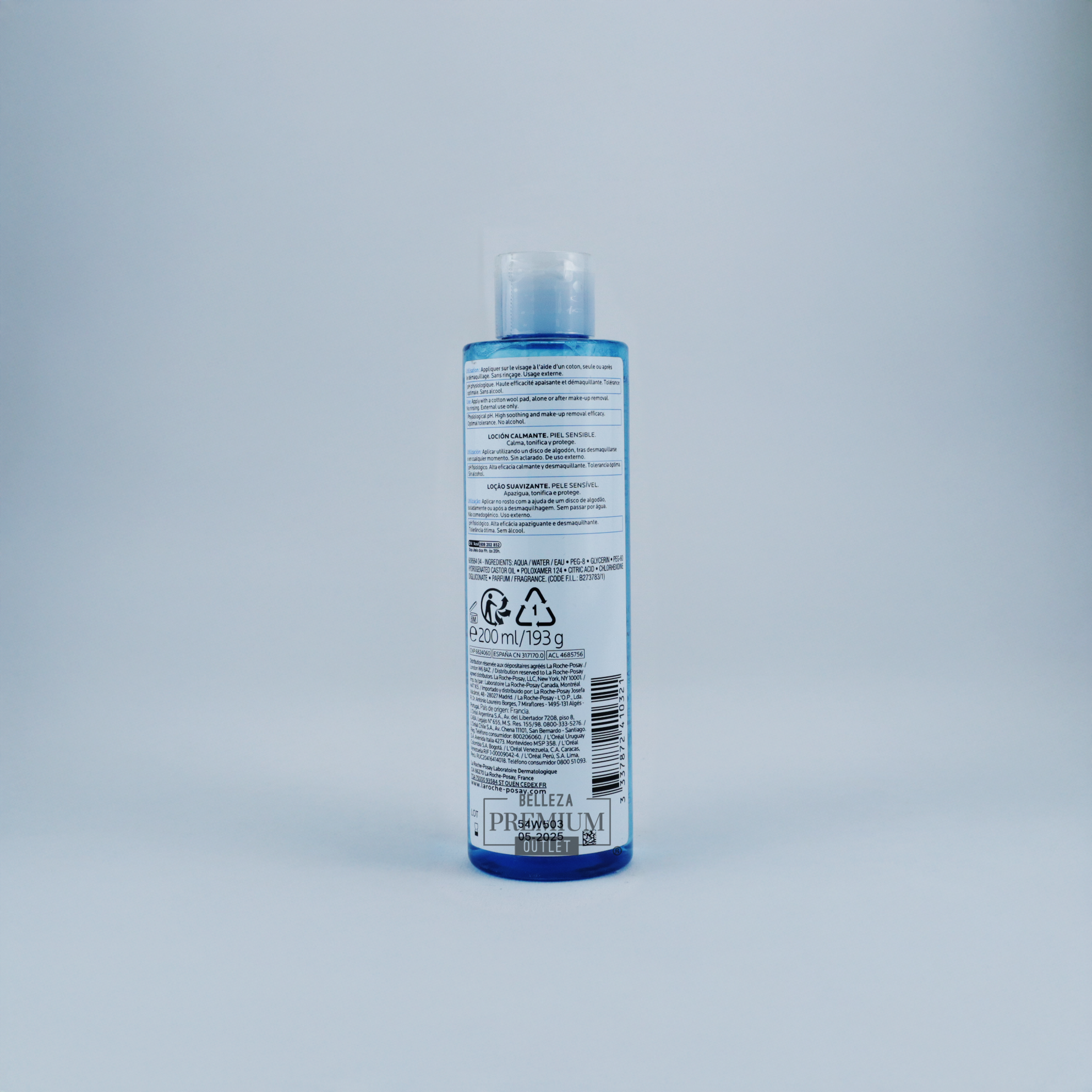 La Roche-Posay Lotion Apaisante 200ml:  ¡Refresca, calma y embellece tu piel con La Roche-Posay Lotion Apaisante 200ml – El toque final perfecto para una rutina radiante!